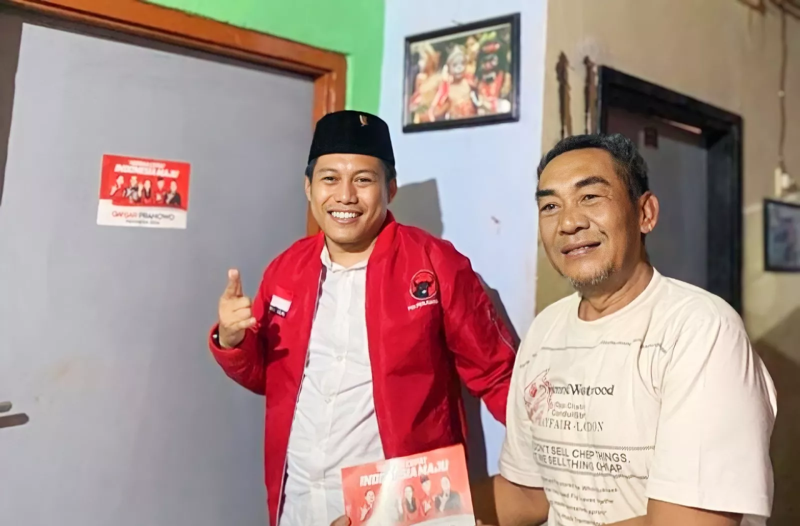 Caleg PDI Perjuangan Dapil 3 Surabaya Abdul Ghoni Sosialisasi Program Ganjar-Mahfud