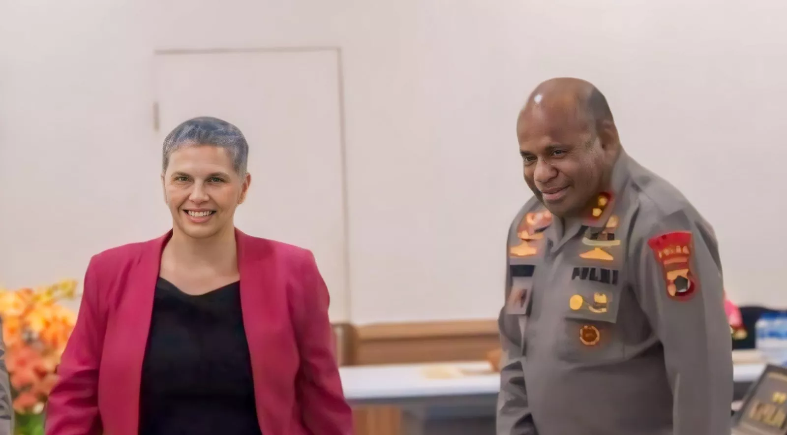 Dubes Australia untuk Indonesia Penny Williams Bertemu Kapolda Papua, Tanya Situasi Wamena