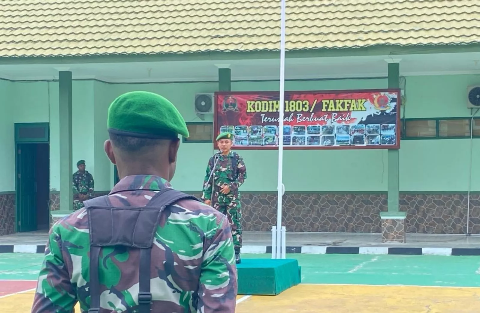 Kasi Korem 182/JO Beri Arahan Prajurit Tetap Netral Jalankan Tugas Pengamanan Pemilu