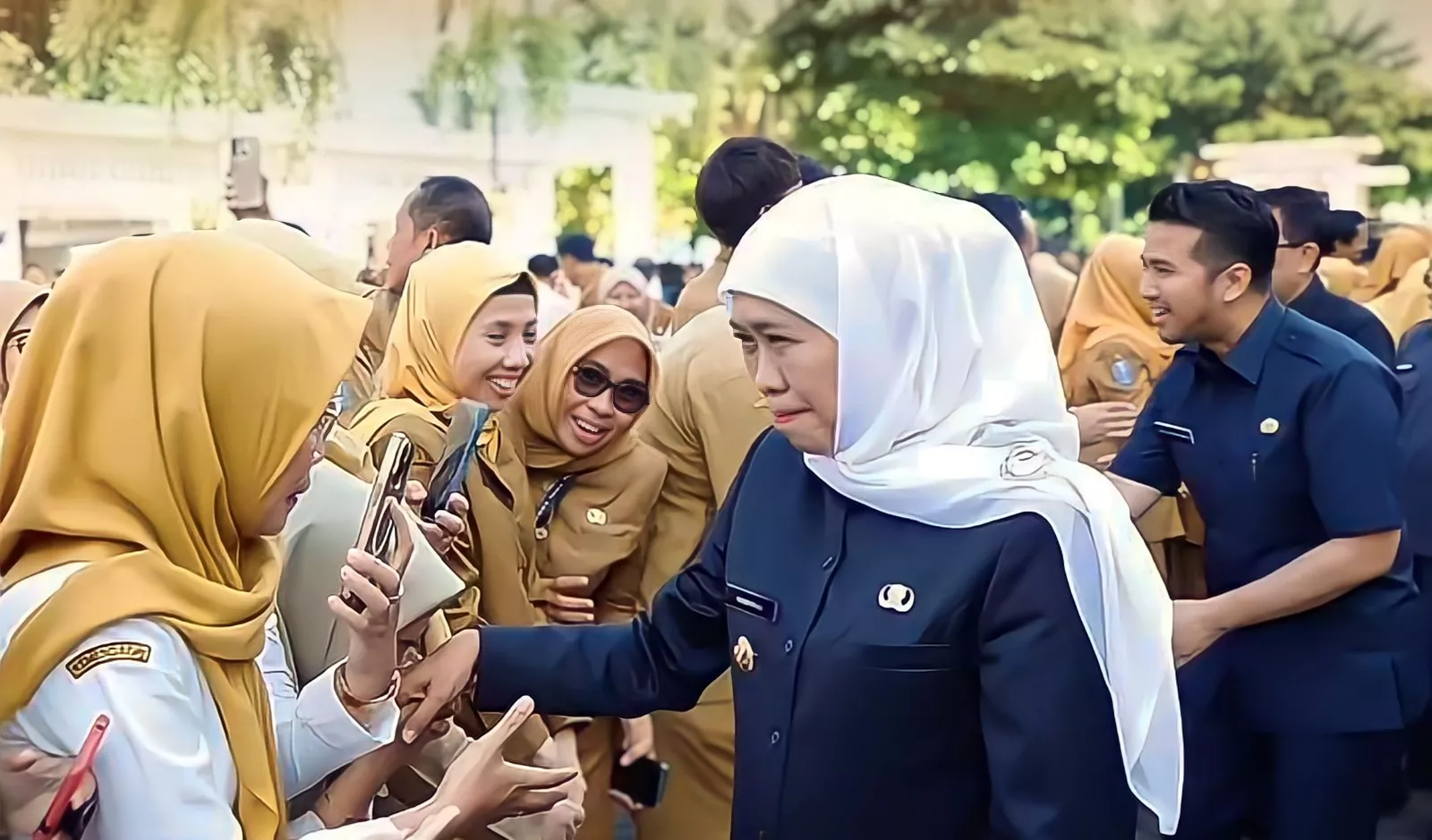 Hari Terakhir Bertugas, Gubernur Khofifah Minta Jajaran Pemprov Pertahankan Kinerja Terbaik