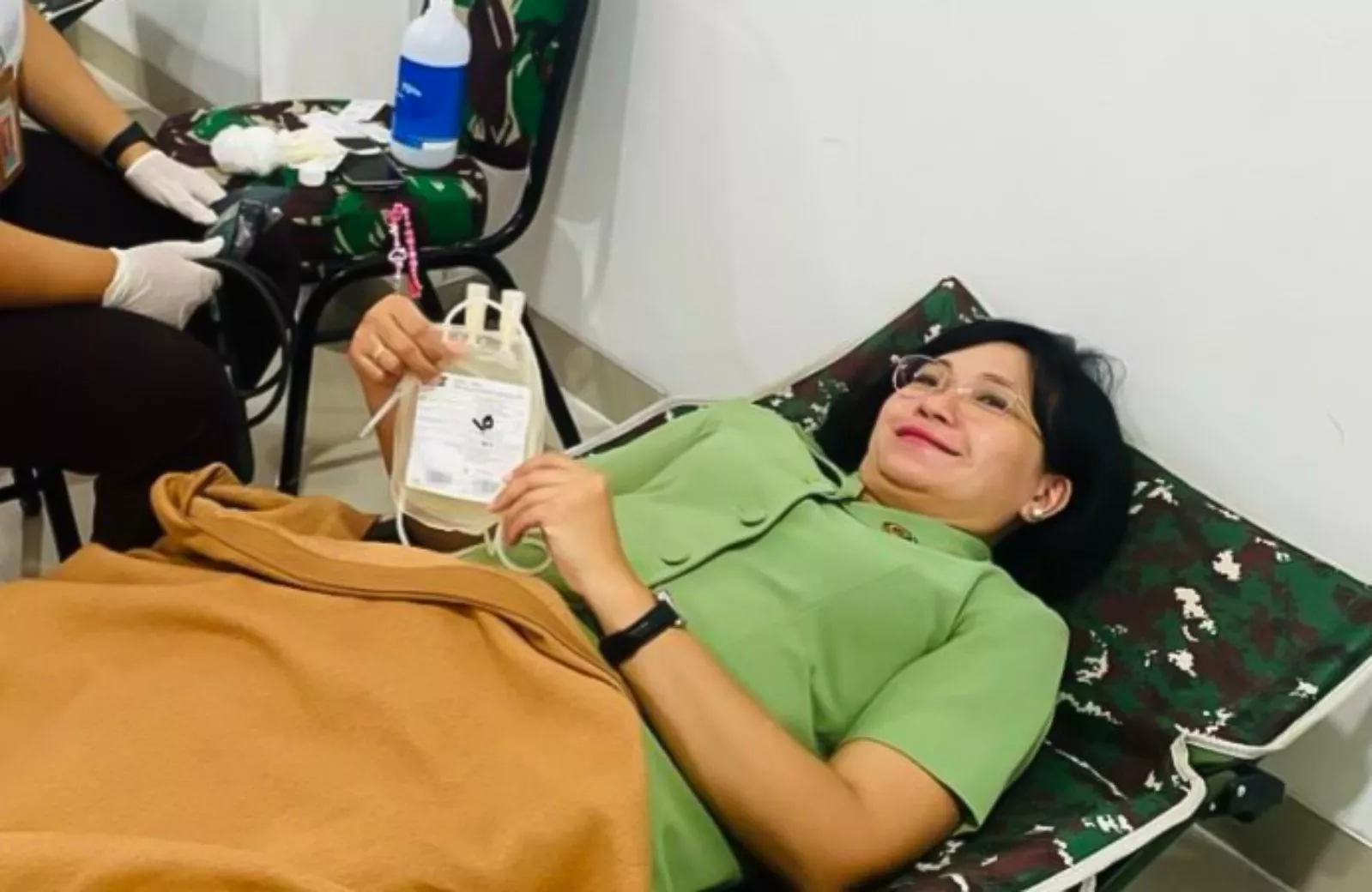 Gelaran Donor Darah Meriahkan HUT ke 78 Persit Kartika Chandra Kirana