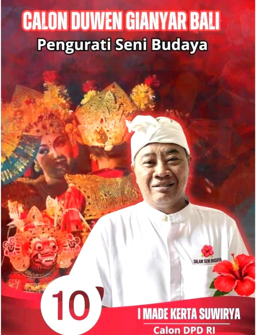 Dukungan Terus Mengalir untuk Calon DPD RI Putra Gianyar, I Made Kerta Suwirya
