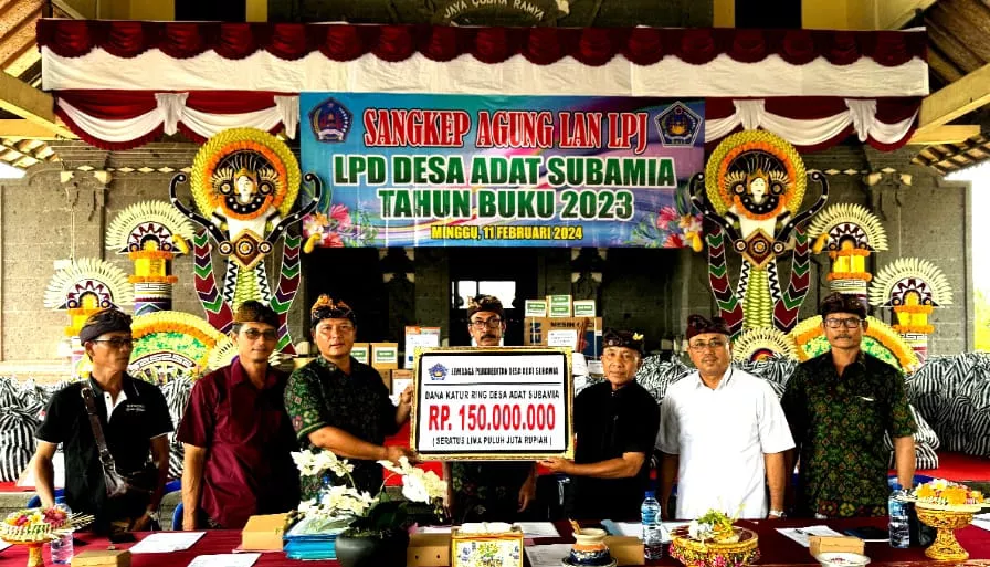 Melangkah Bersama Masyarakat, LPD Desa Adat Subamia Catat Peningkatan Aset Rp19 Miliar