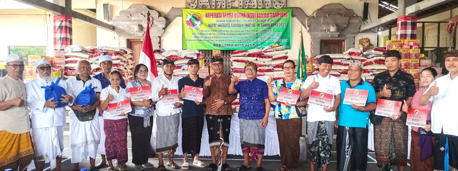 KSU Sampiang Bagikan 340 Paket Sembako Jelang Galungan, Aset Tembus Rp 26 Miliar