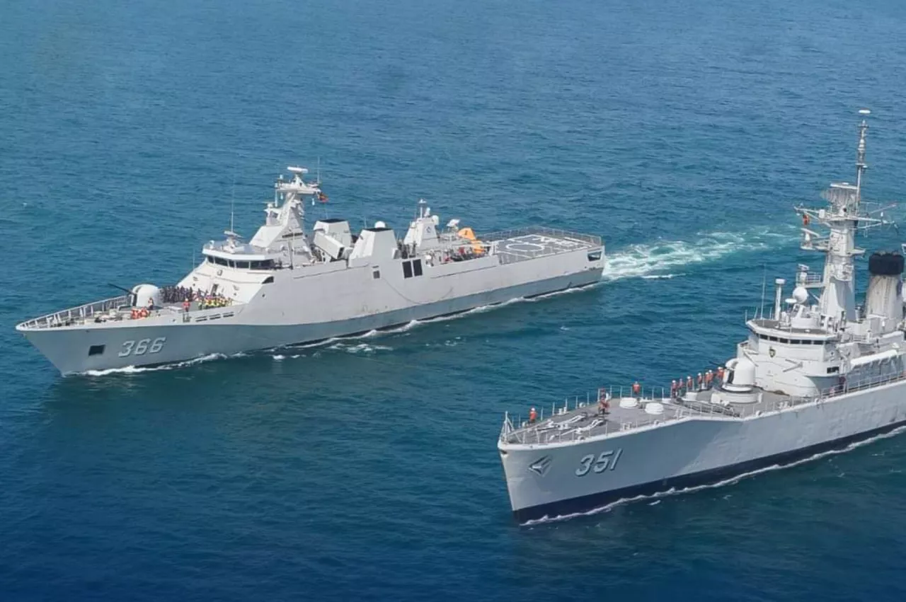 Latihan Glagaspur Tingkat III (L-3) Satkor Koarmada II Semester 1 2024 di Laut Jawa