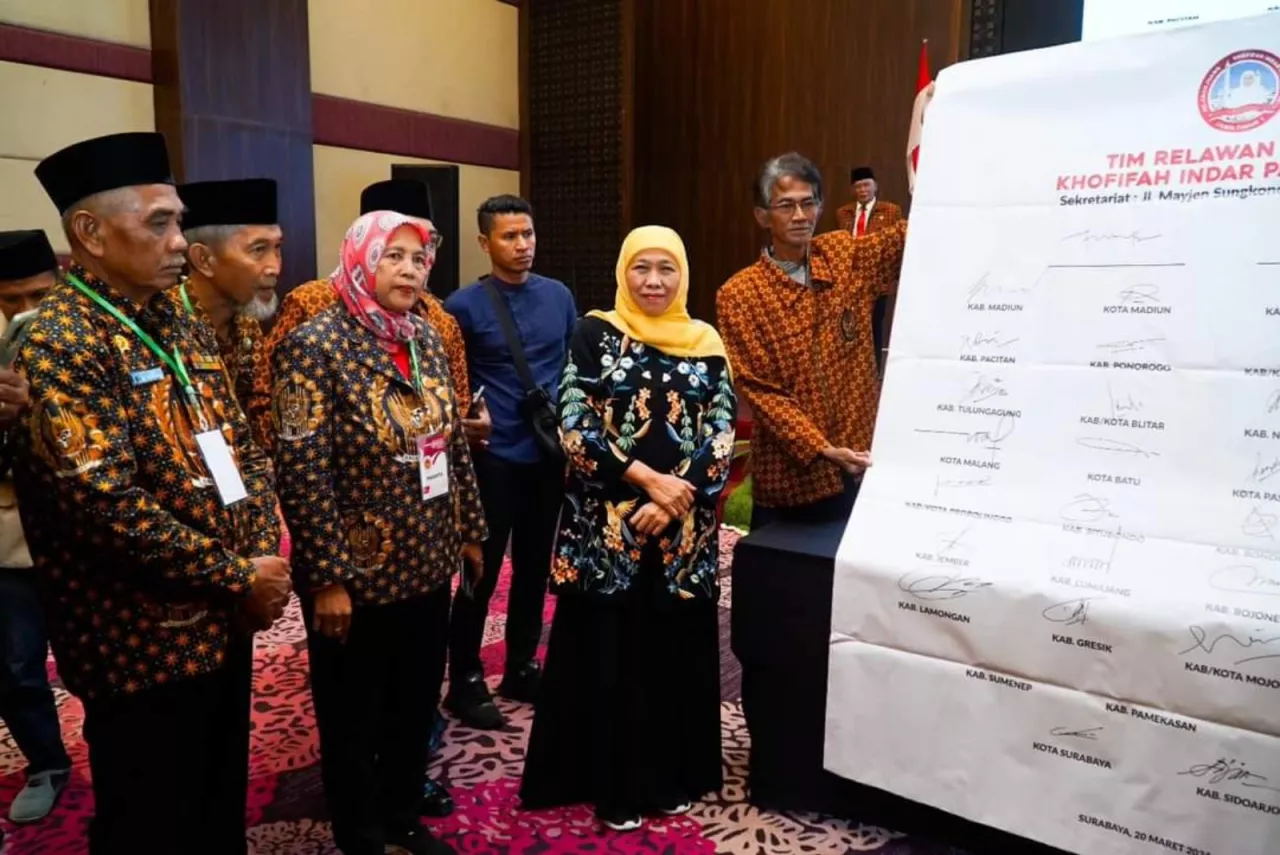 DHD 45 dan DHC 45 se-Jawa Timur Mendukung Khofifah Indar Parawansa dalam Pilkada 2024