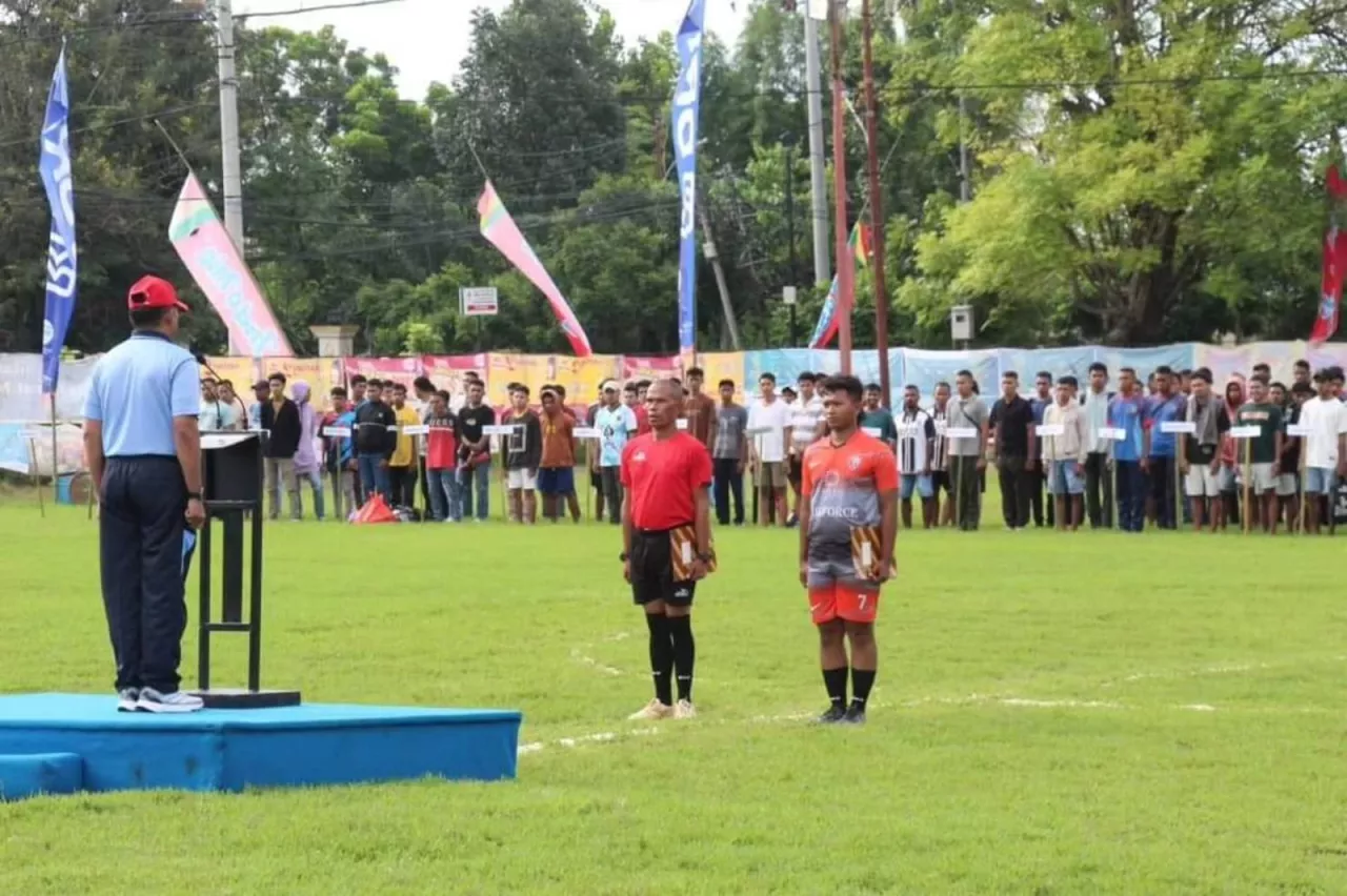 Tim Bola Seven Marine FC Kupang Meriahkan Danlanud TNI AU El Tari Cup II