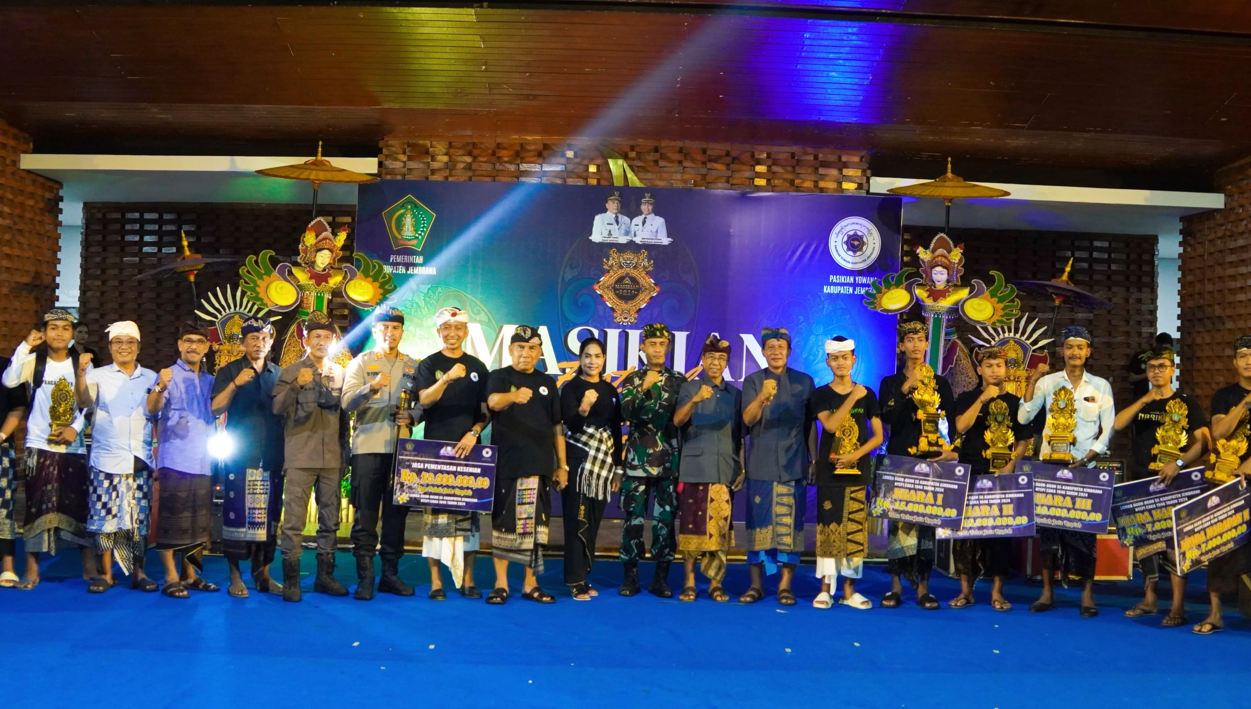 Masikian Festival Ditutup, ST Kembang Sari Desa Banyubiru Juara I Lomba Ogoh-ogoh 
