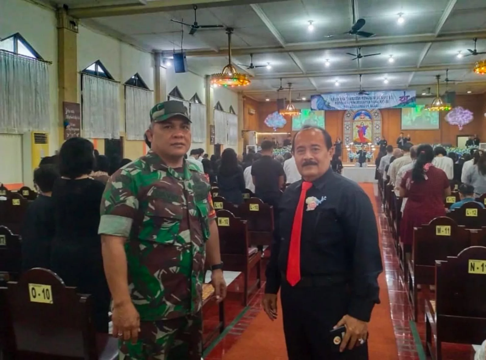 Babinsa Koramil Pabean Cantian Gelar Pengamanan Ibadah Jumat Agung di GPdI