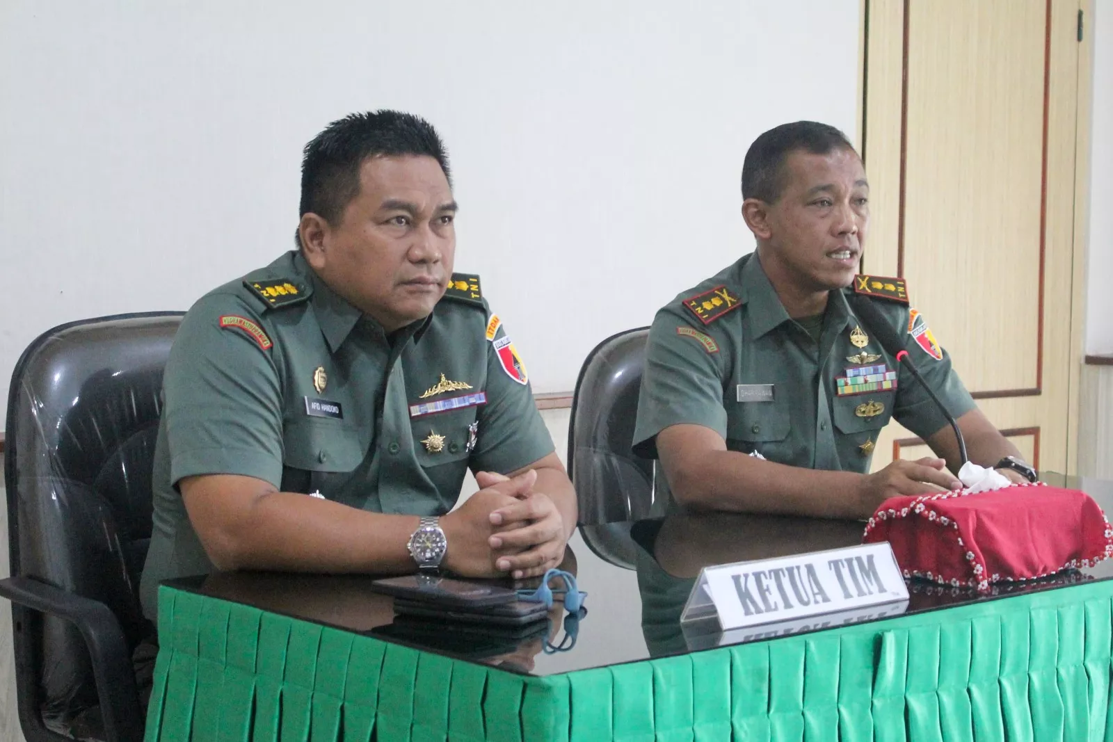 Kodim 0830 Surabaya Utara Terima Kunjungan Tim Wasrik Post Audit Itdam V Brawijaya