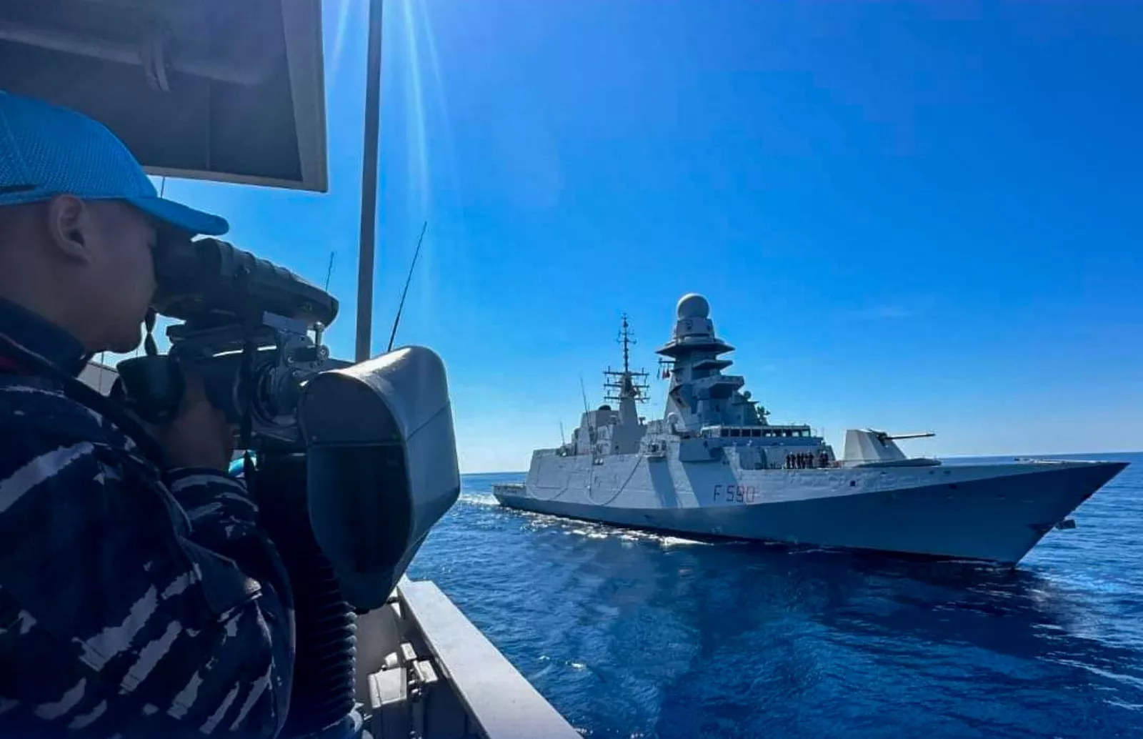 KRI Diponegoro-365 Latihan Bersama Kapal Perang NATO di Perairan Mediterania, Lebanon