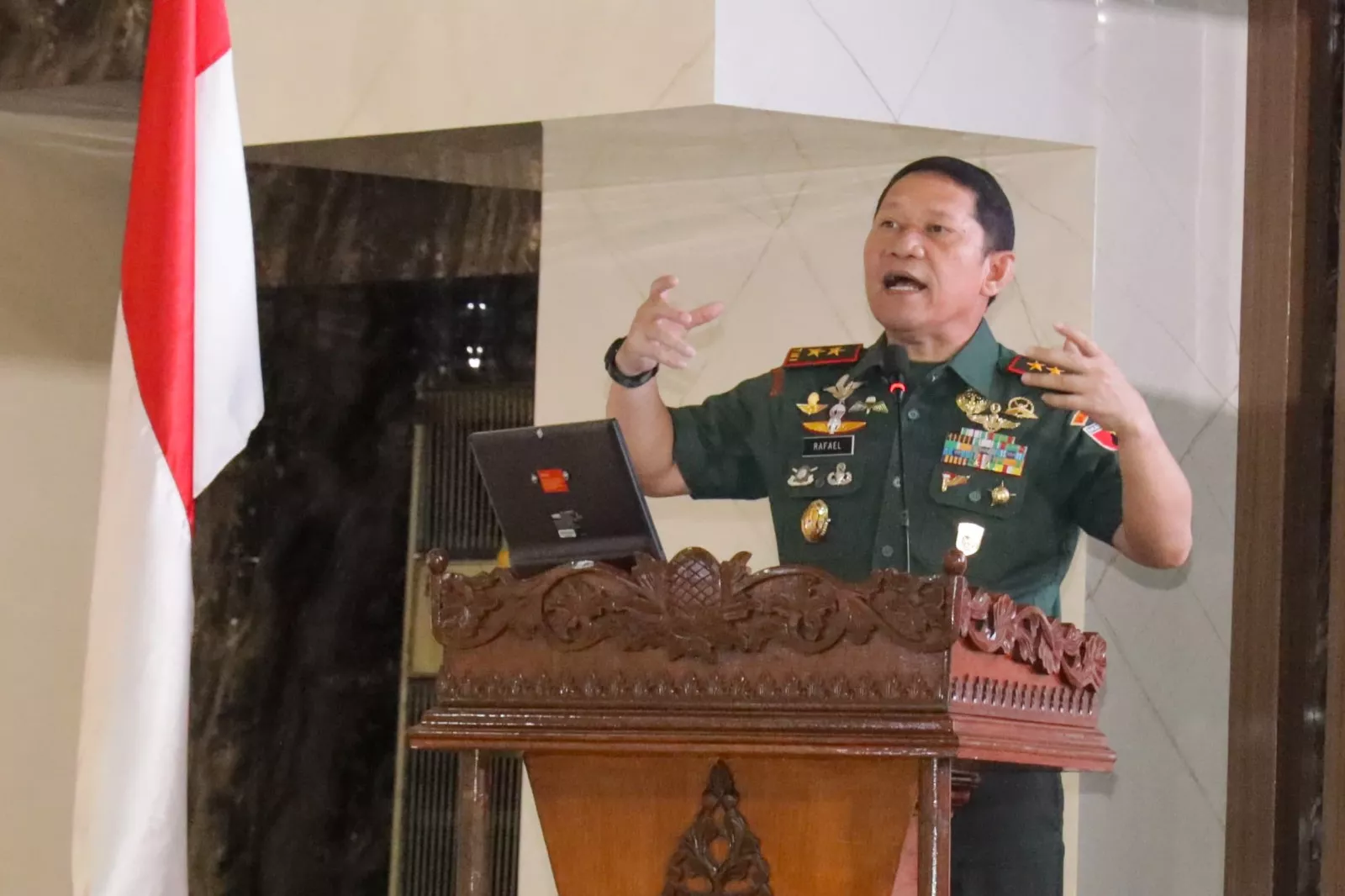 Mayjen TNI Rafael Granada Baay Pimpin Rapim TNI-AD di Makodam V Brawijaya