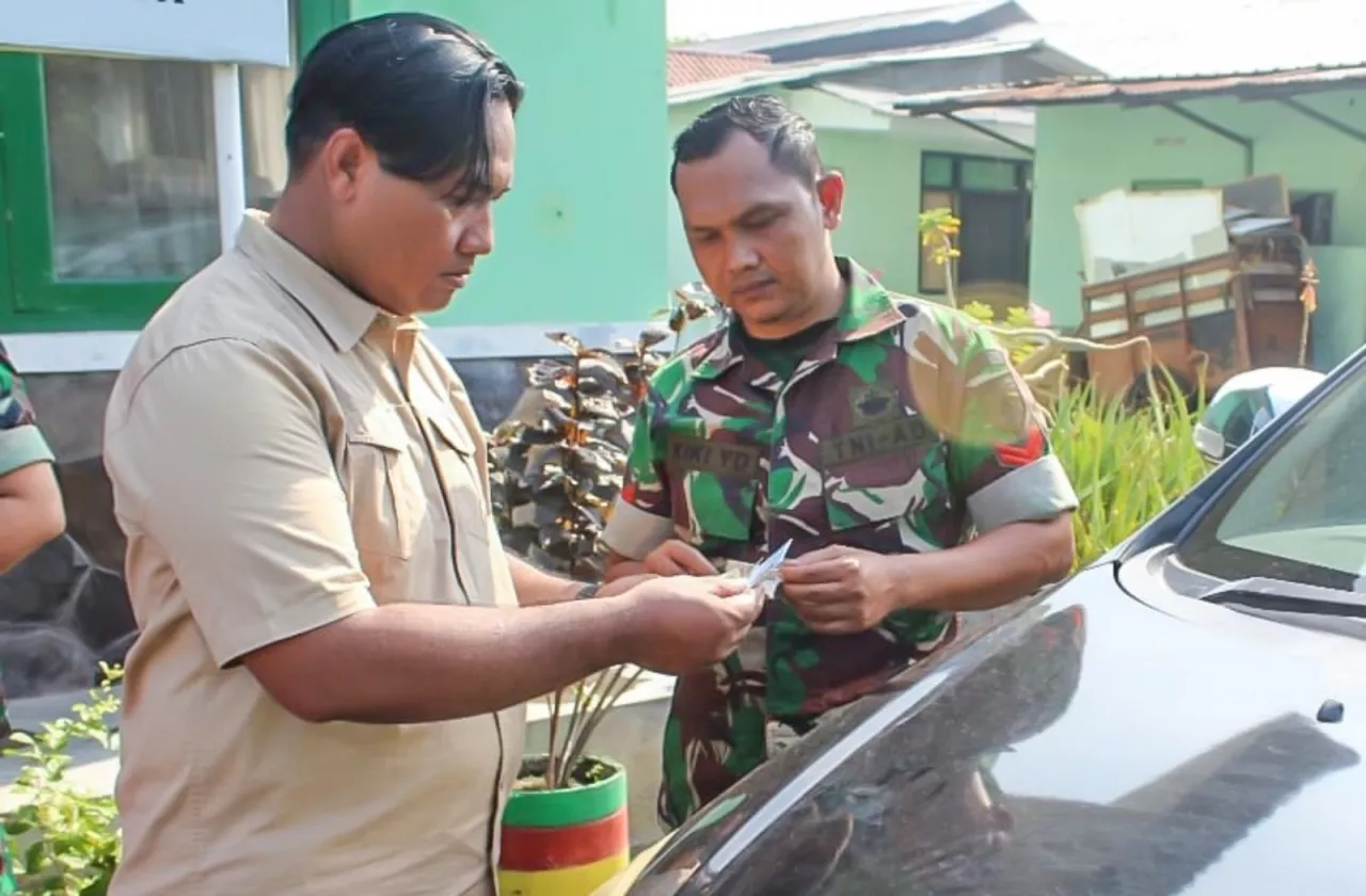 Kodim 0830 Surabaya Utara Periksa Kelengkapan Kendaraan Personel Jelang Cuti Lebaran