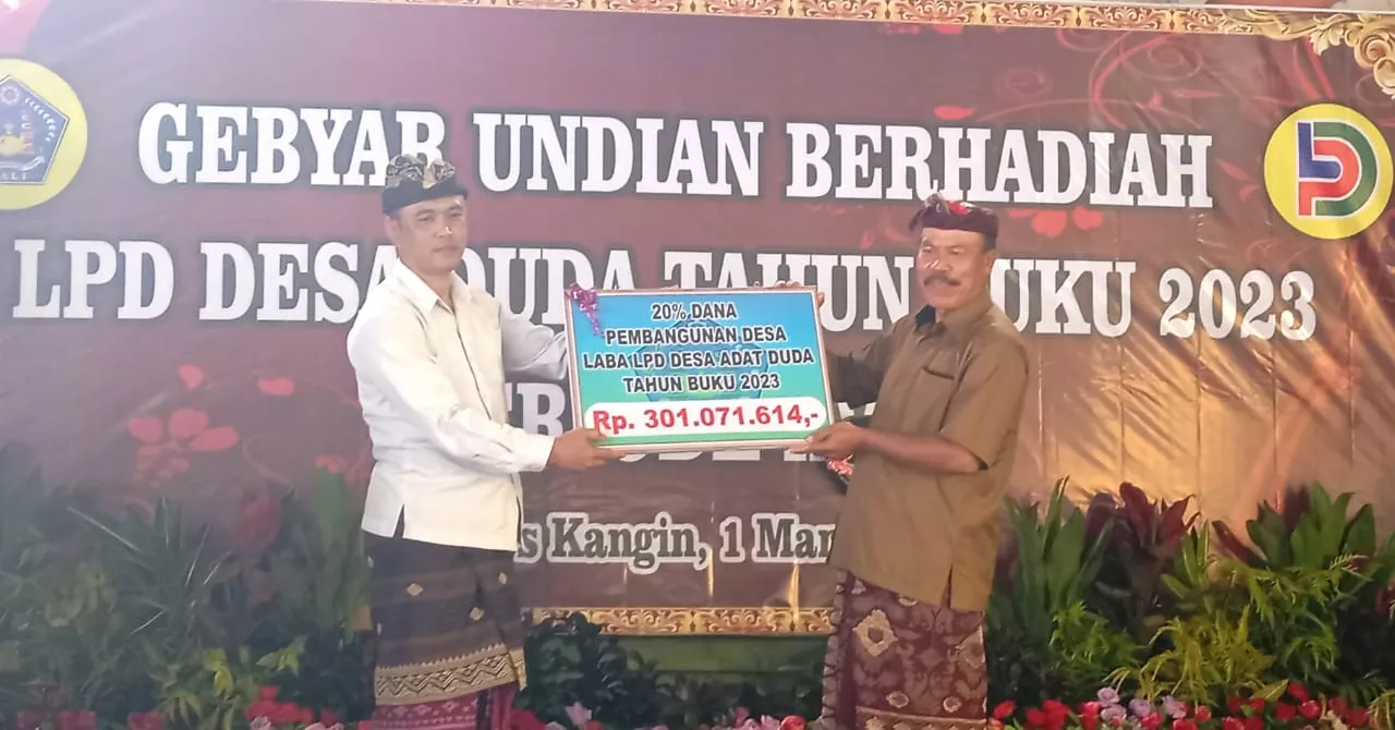 Gebyar LPD Berhadiah, Bendesa Adat Duda Bangga atas Peran LPD dalam Pembangunan Desa