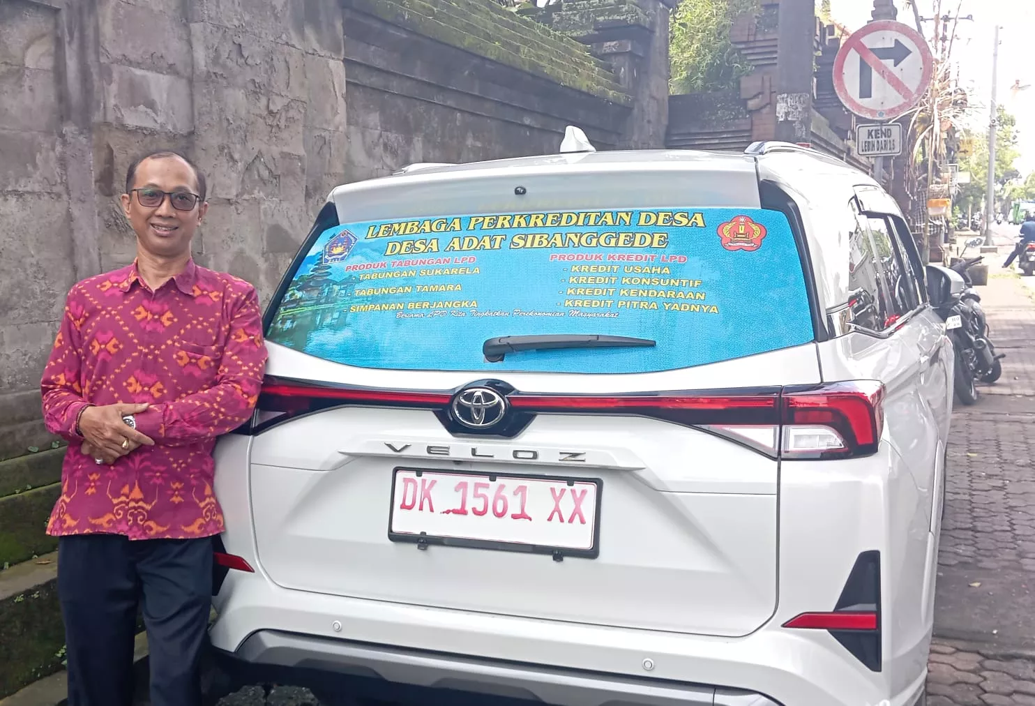 LPD Sibanggede Hibahkan Mobil Baru untuk Operasional Kegiatan Desa Adat