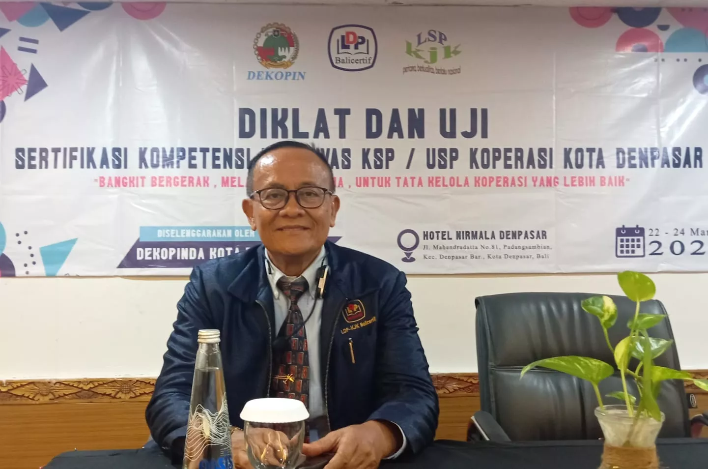 Direktur LDP Baliceritif Apresiasi Diklat dan Uji Sertifikasi Kompetensi Pengawas Koperasi