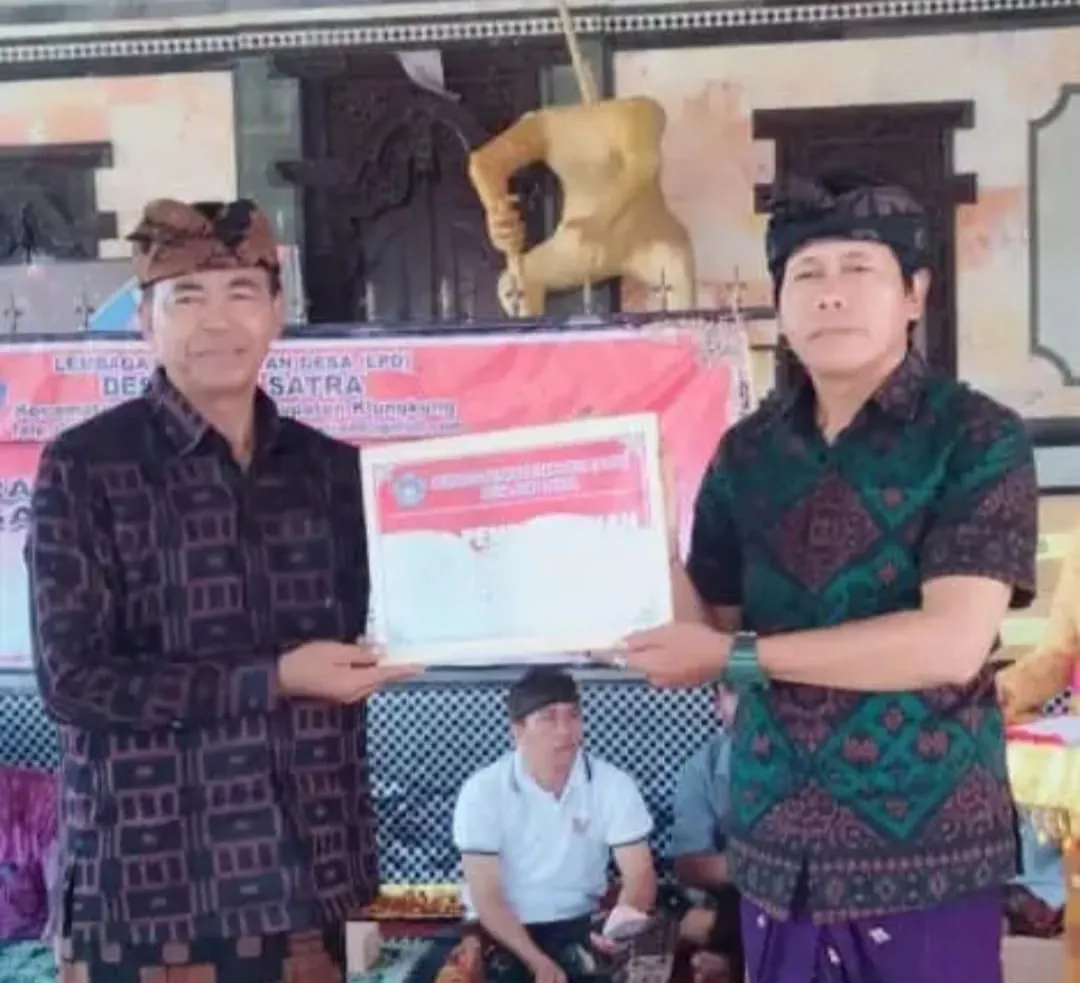 Kejujuran Pengurus LPD Desa Adat Satra Klungkung Dorong Kontribusi Dana Pembangunan Desa Adat