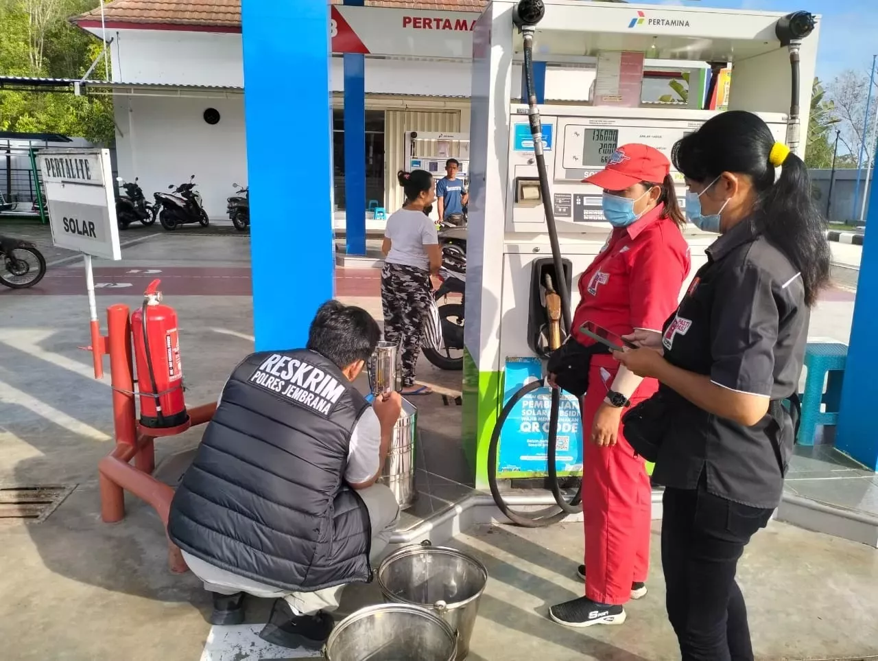 Polisi Cek Seluruh SPBU di Jembrana, Tak Ditemukan Pelanggaran Standar