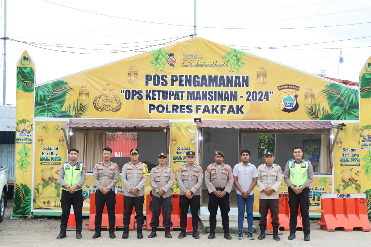 Waka Polres Fakfak Melaksanakan Pengecekan Pos Pelayanan dan Pengamanan