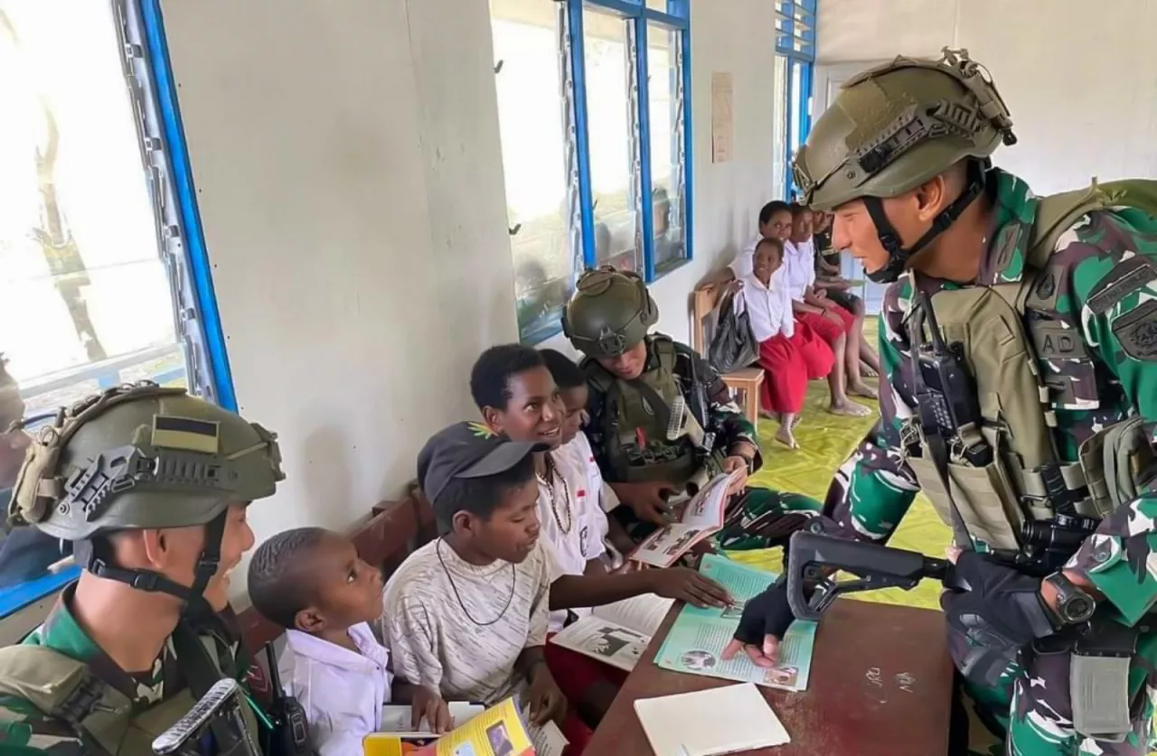 Satgas Batalyon Infanteri 432 Hadir ke Distrik Dal, Lanjutkan Program Papua Pintar