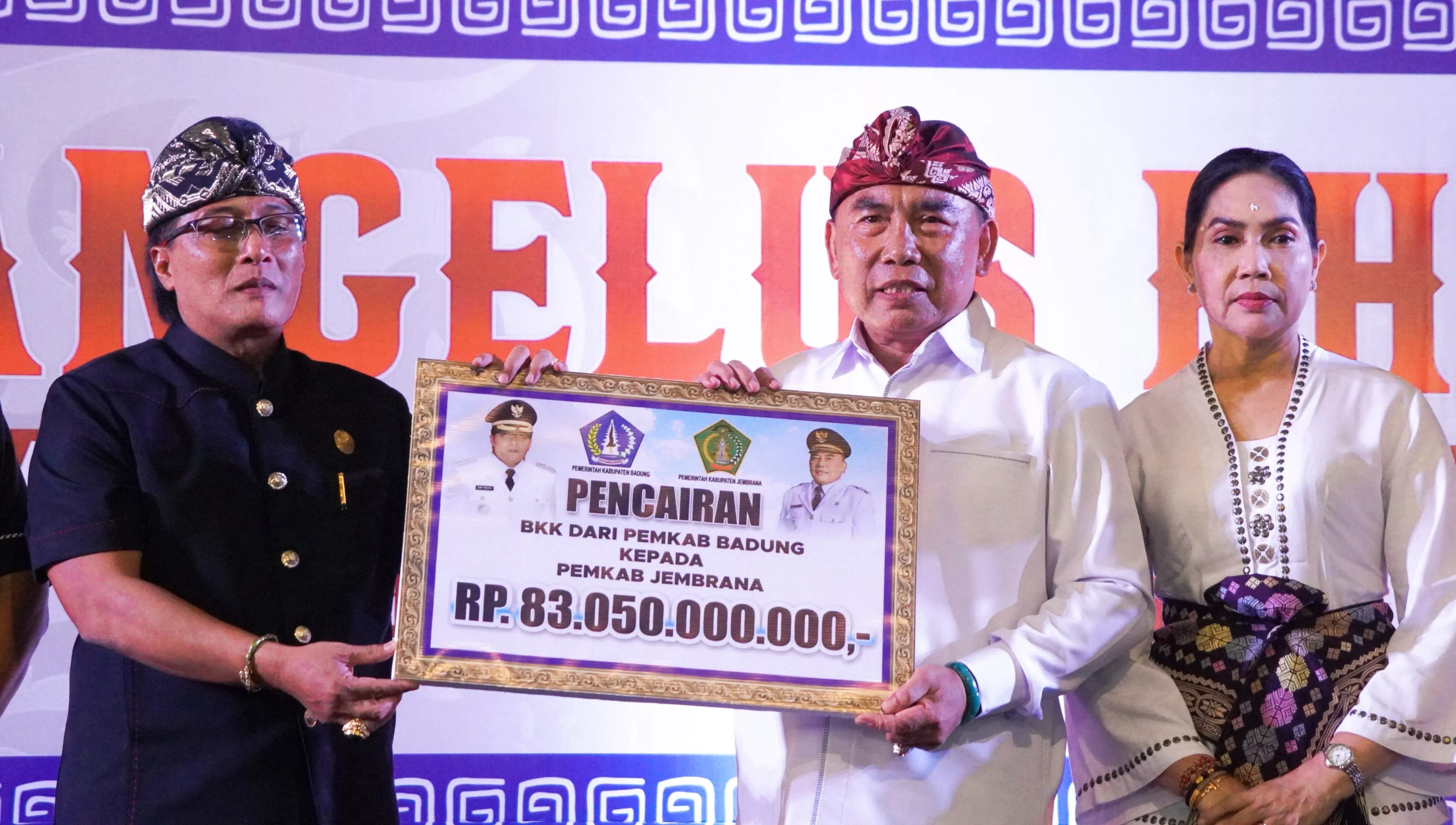 Jembrana Terima Dana BKK dan Hibah 100 Milyar Lebih, Bupati Tamba : Wujud Rasa Sayang Badung