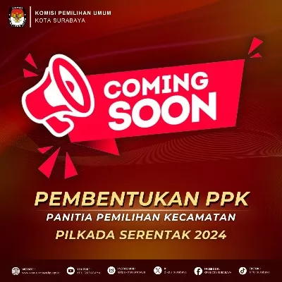 Hadapi Pemilihan Serentak 2024, KPU Surabaya Mulai Bentuk PPK