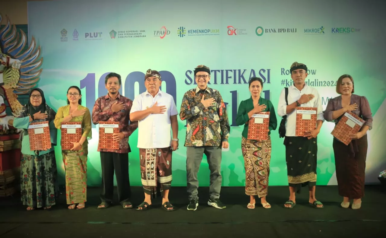 Pertama di Bali, Seribu UMKM Jembrana Dapatkan Sertifikat Halal