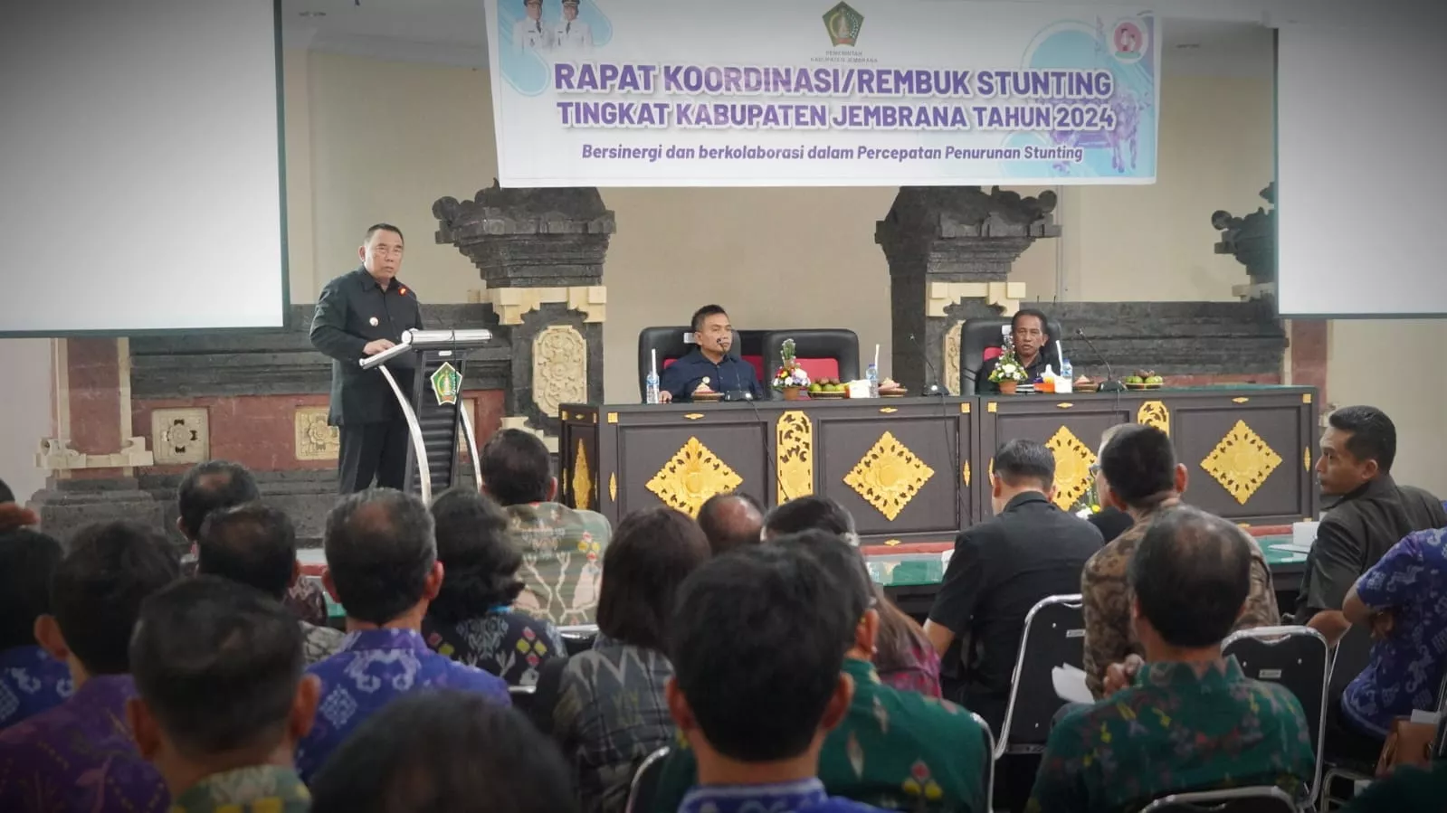 Pemkab Jembrana Prioritaskan Penurunan Stunting , kolaborasikan kerjasama semua pihak