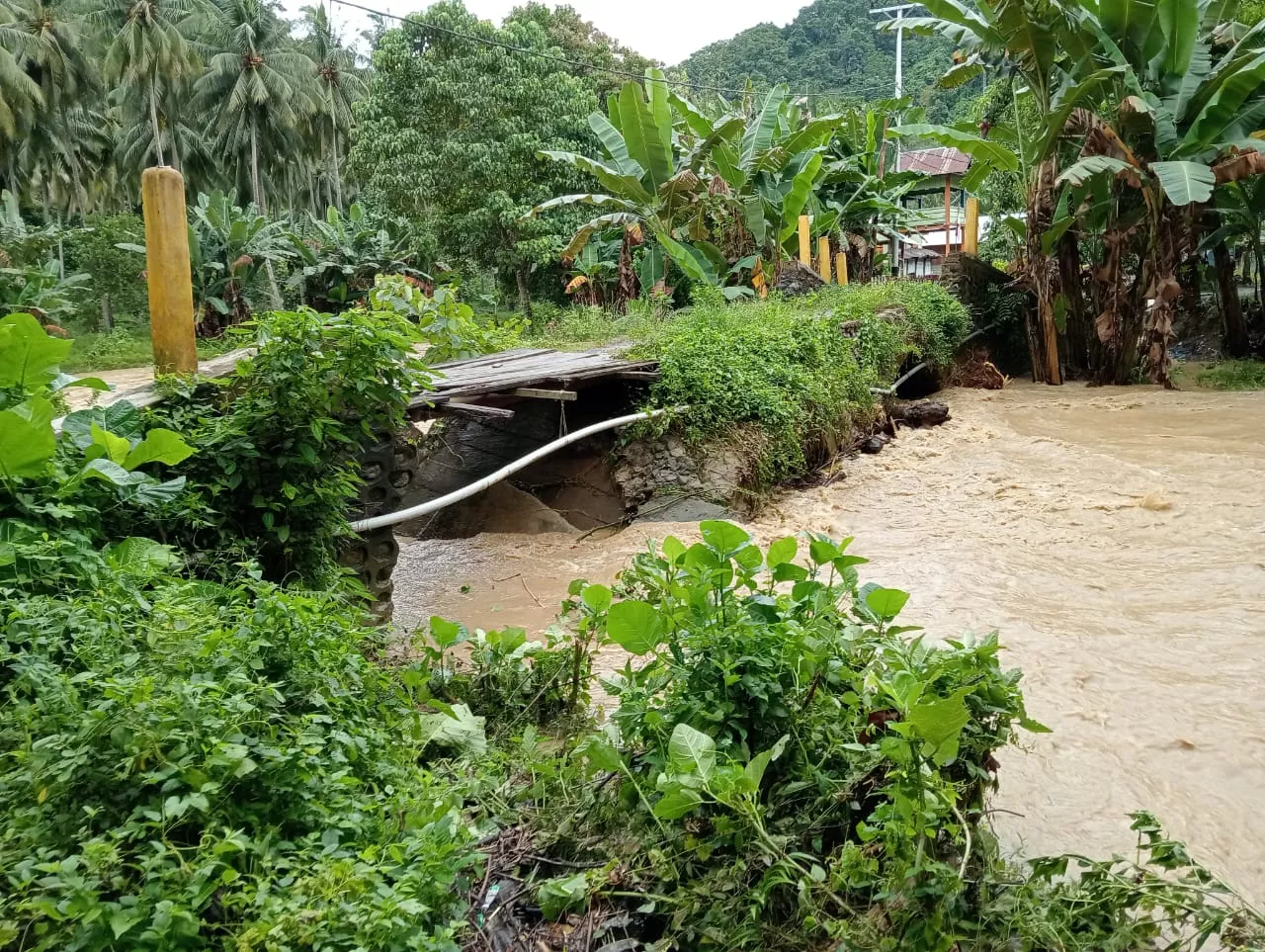 Sungai Bainaan Meluap, Banjir Melanda Desa Bainaa Barat Parigi Moutong, 40 KK Mengungsi