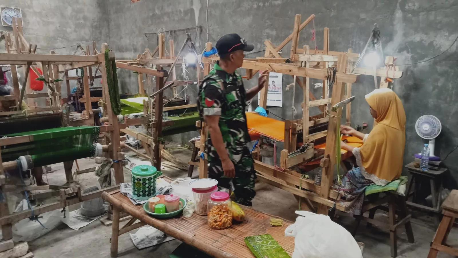 Sentra Pengrajin Tenun Wedani Giri Nata Desa Wedani, Cerme, Ini Kata Kopka Fauzi