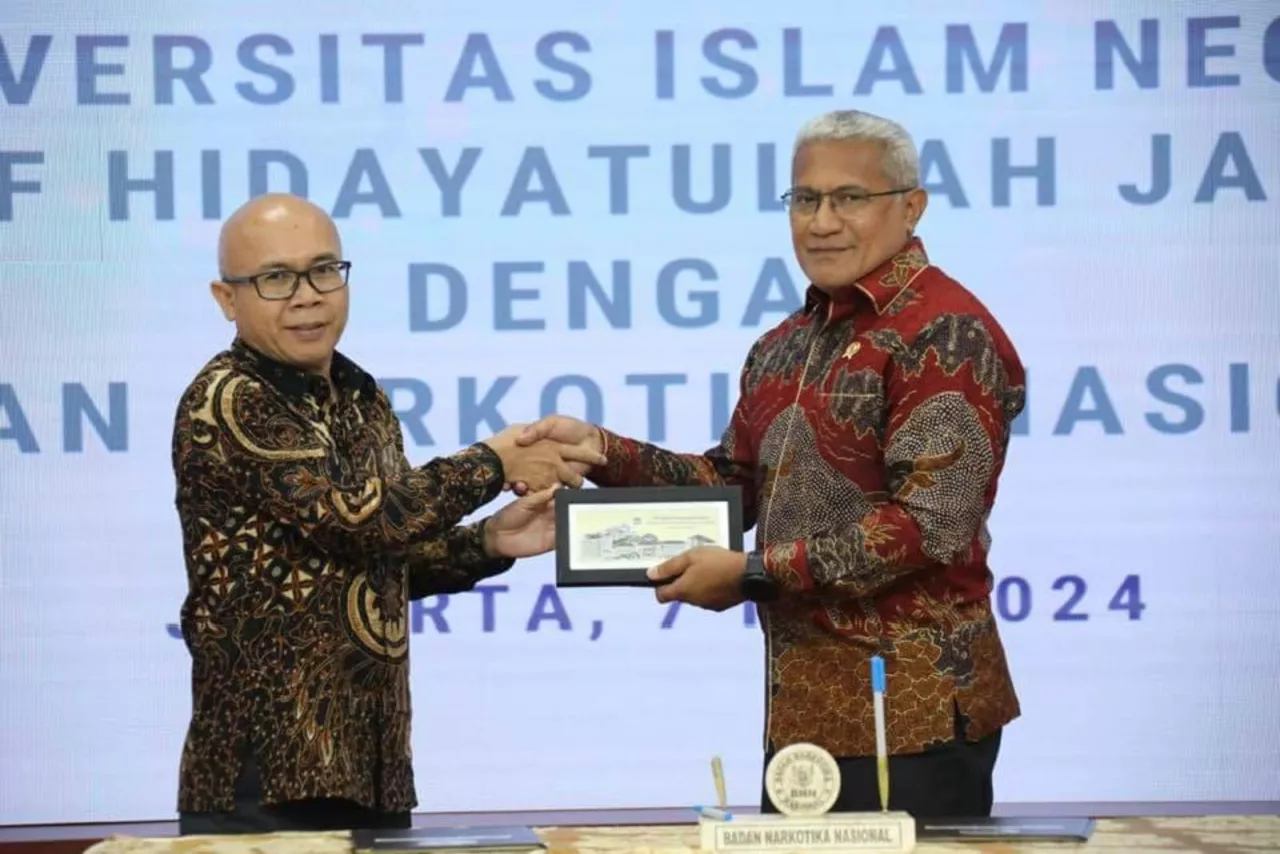 BNN Sepakati MOU P4GN Melalui Tri Darma Perguruan Tinggi Dengan UIN Syarif Hidayatullah
