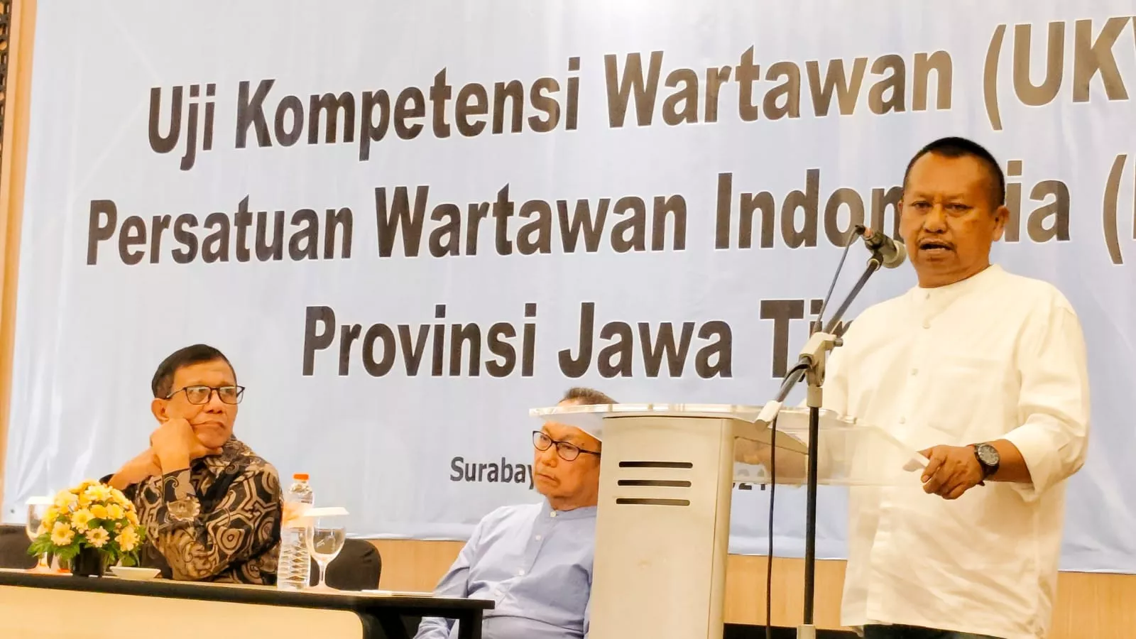 Ketua PWI Jatim Menyebut, Peserta yang Lulus UKW Harus Berkompeten dan Bermoral