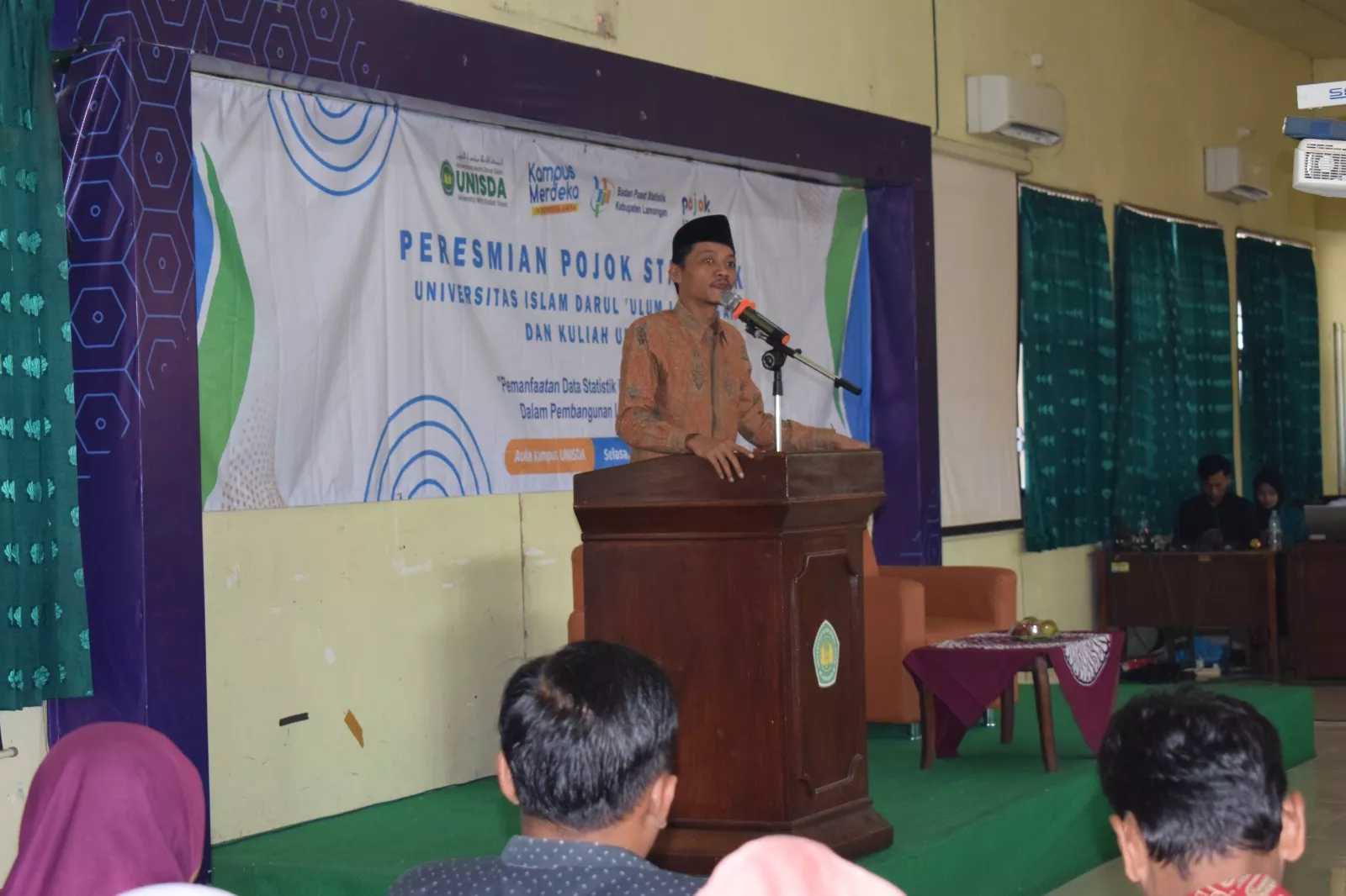 Unisda Lamongan Resmikan Pojok Statistik, BPS Beri Kuliah Umum Data Statistik