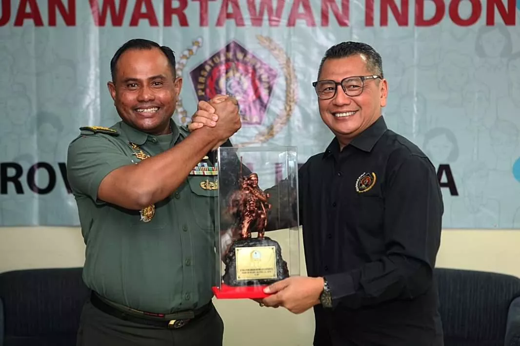 Kunjungan Kapendam Jaya ke PWI Jakarta, Pererat Silaturahmi dan Tingkatkan Kerja Sama