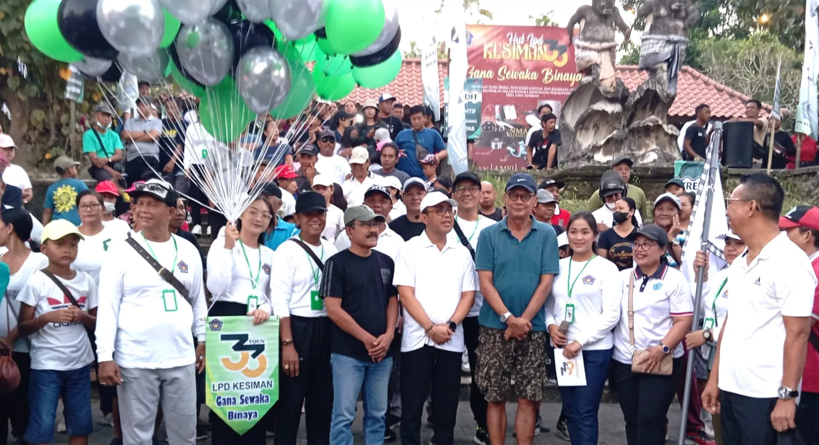 Perayaan HUT ke-33 LPD Desa Adat Kesiman: Jalan Sehat dan Peluncuran Produk Tarik Setor lewat ATM