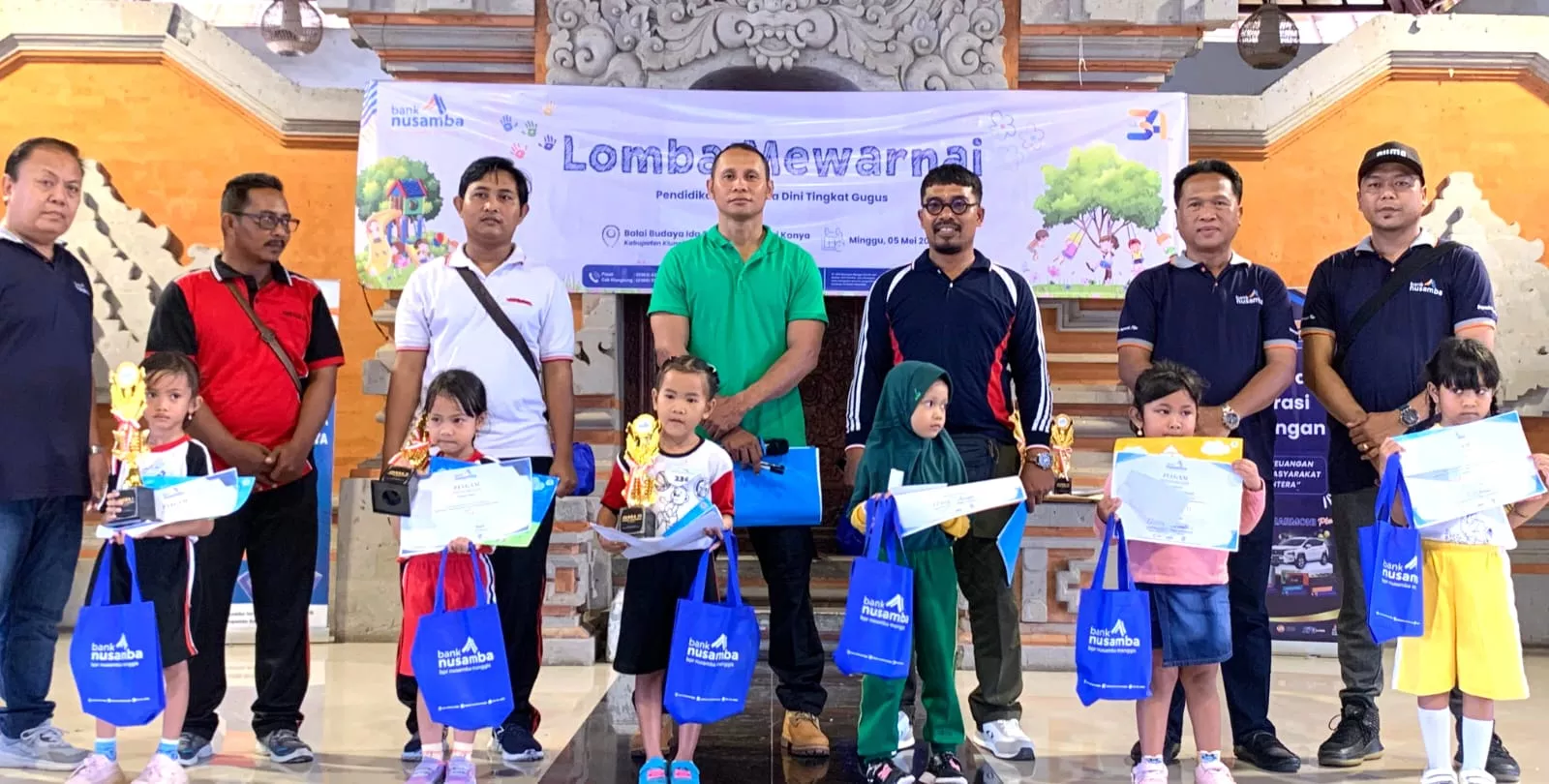 BPR Nusamba Manggis Menggelar Lomba Mewarnai Meriahkan Hari Pendidikan Nasional di Klungkung