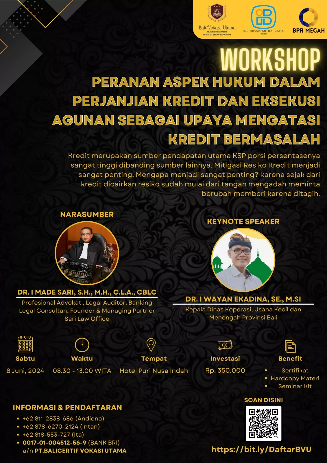 LPK Bali Vokasi Utama akan Gelar Workshop Pengurus LPD, Koperasi di Bali, Catat Waktu dan Tanggalnya