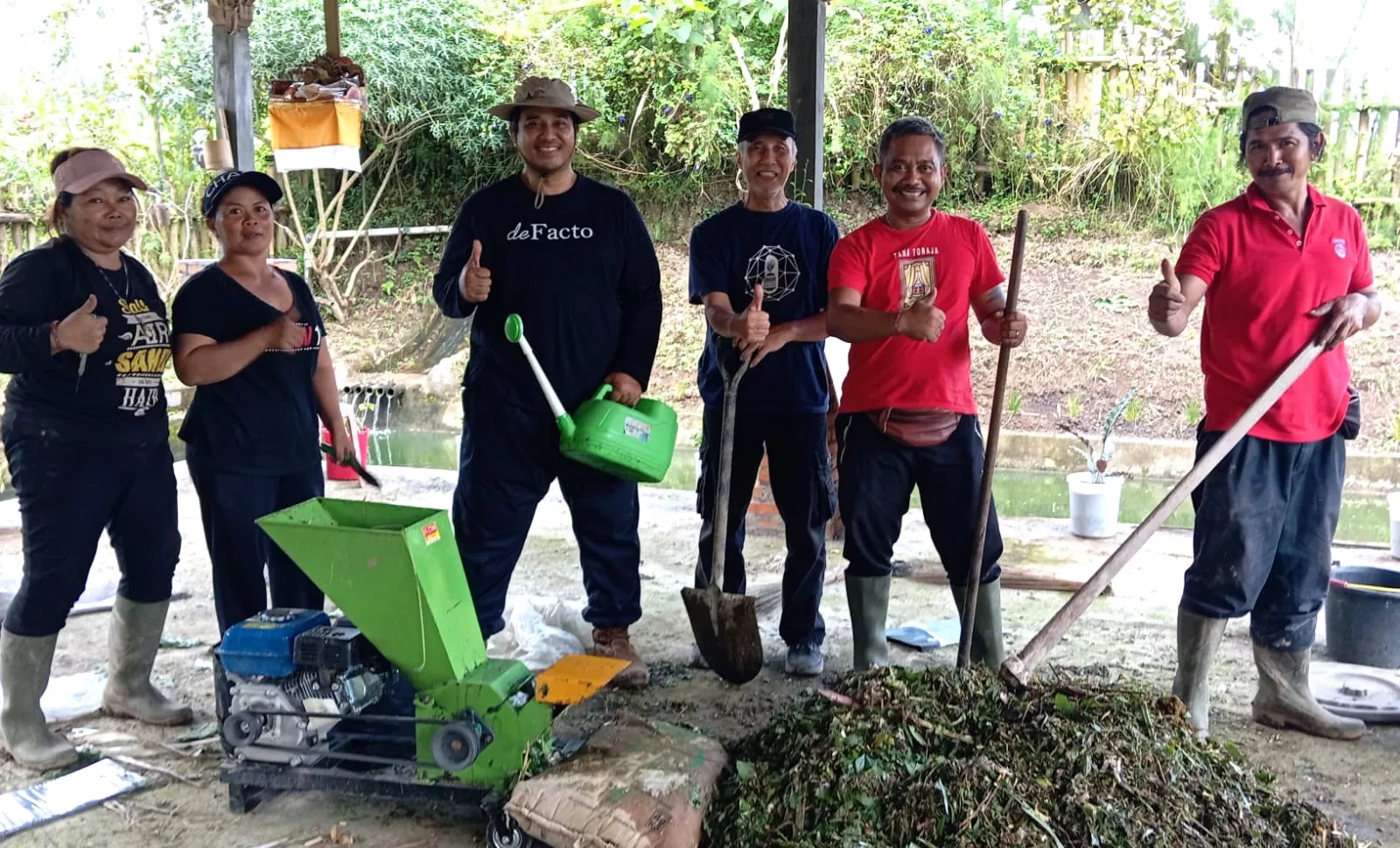 Desa Petak Pelopor Pengelolaan Sampah Organik di Bali, Kerjasama Yayasan Harapan Lingkungan Hidup