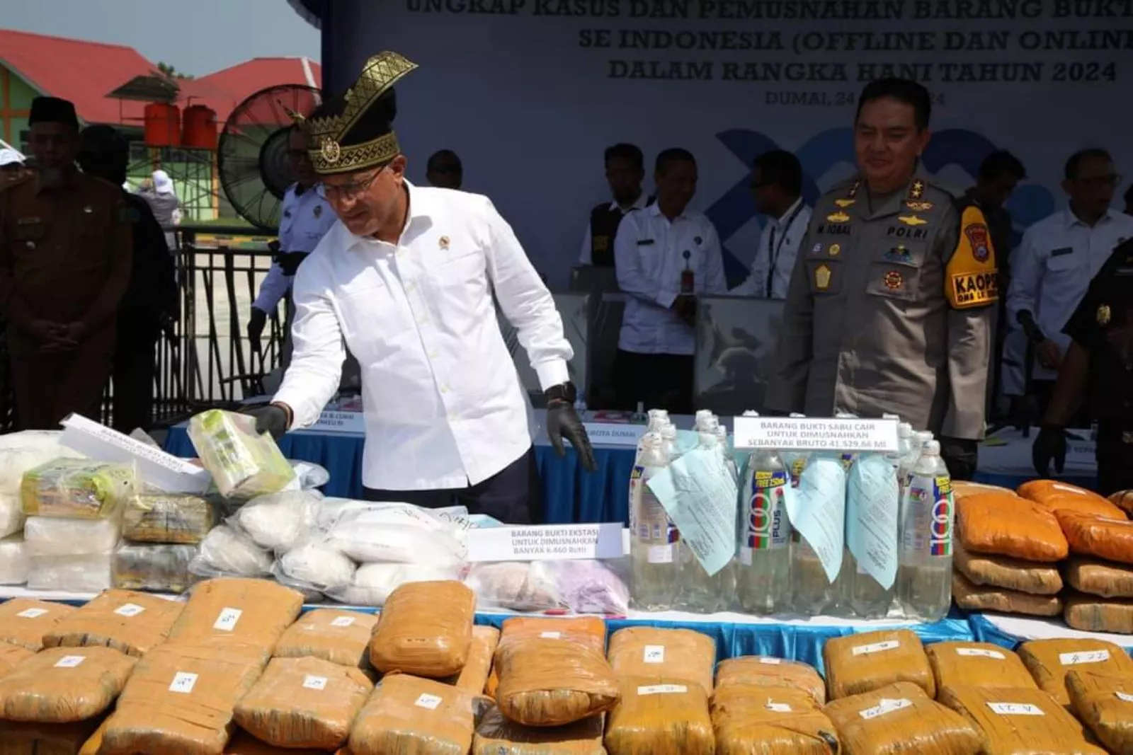 Jelang HANI 2024, BNN RI Sita dan Musnahkan Ratusan Kilogram Narkotika