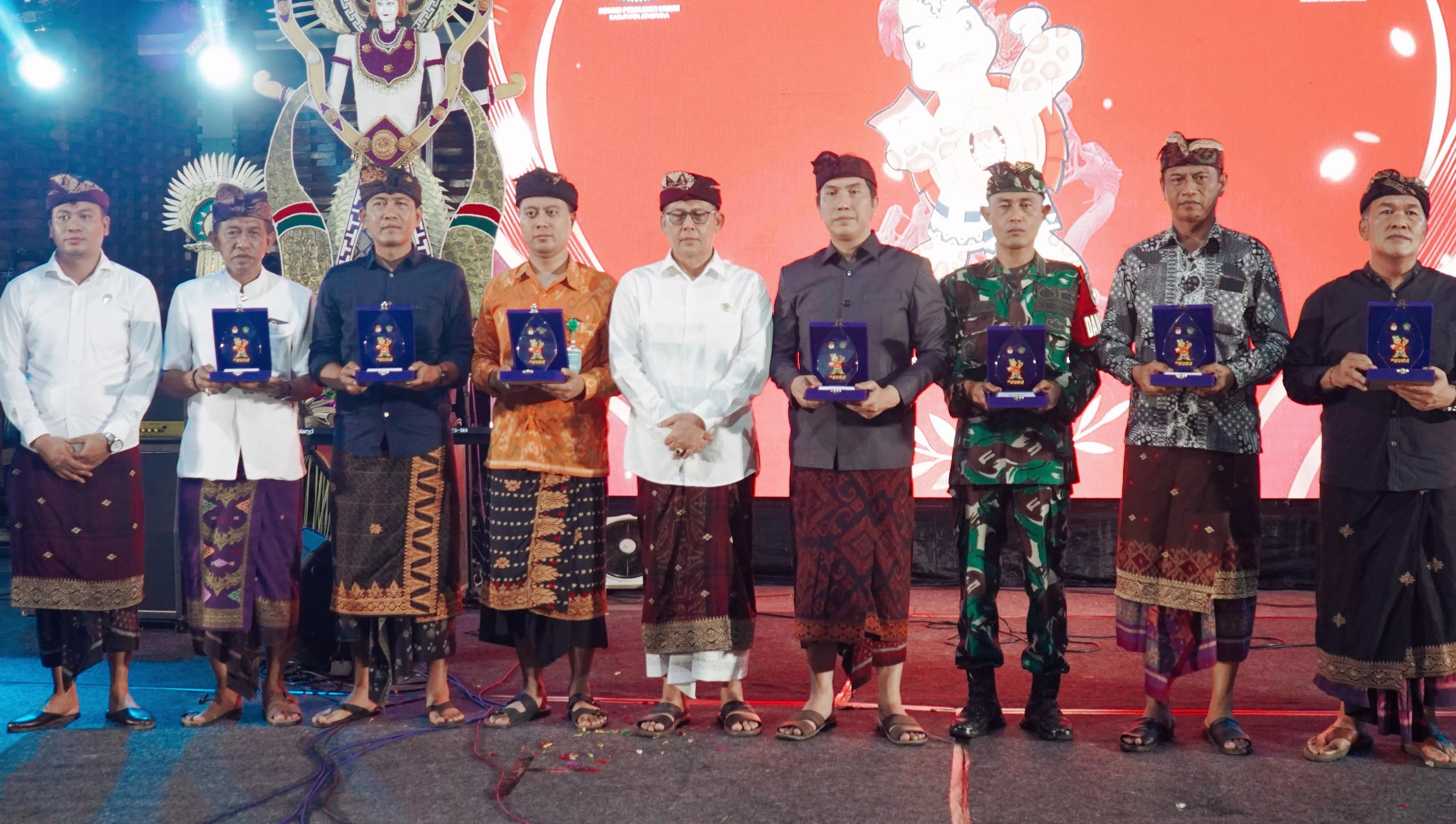 Sekda Budiasa Hadiri Peluncuran Maskot dan Jingle Pilkada Jembrana 2024
