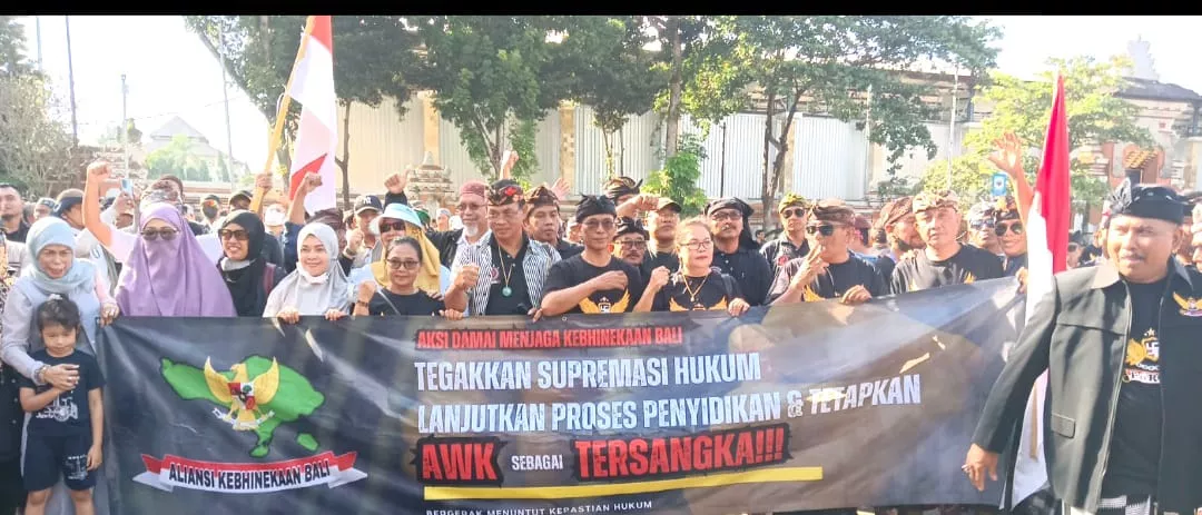 Aliansi Kebhinekaan Bali Minta AWK Segera Ditangkap Demi Tegakkan Supremasi Hukum