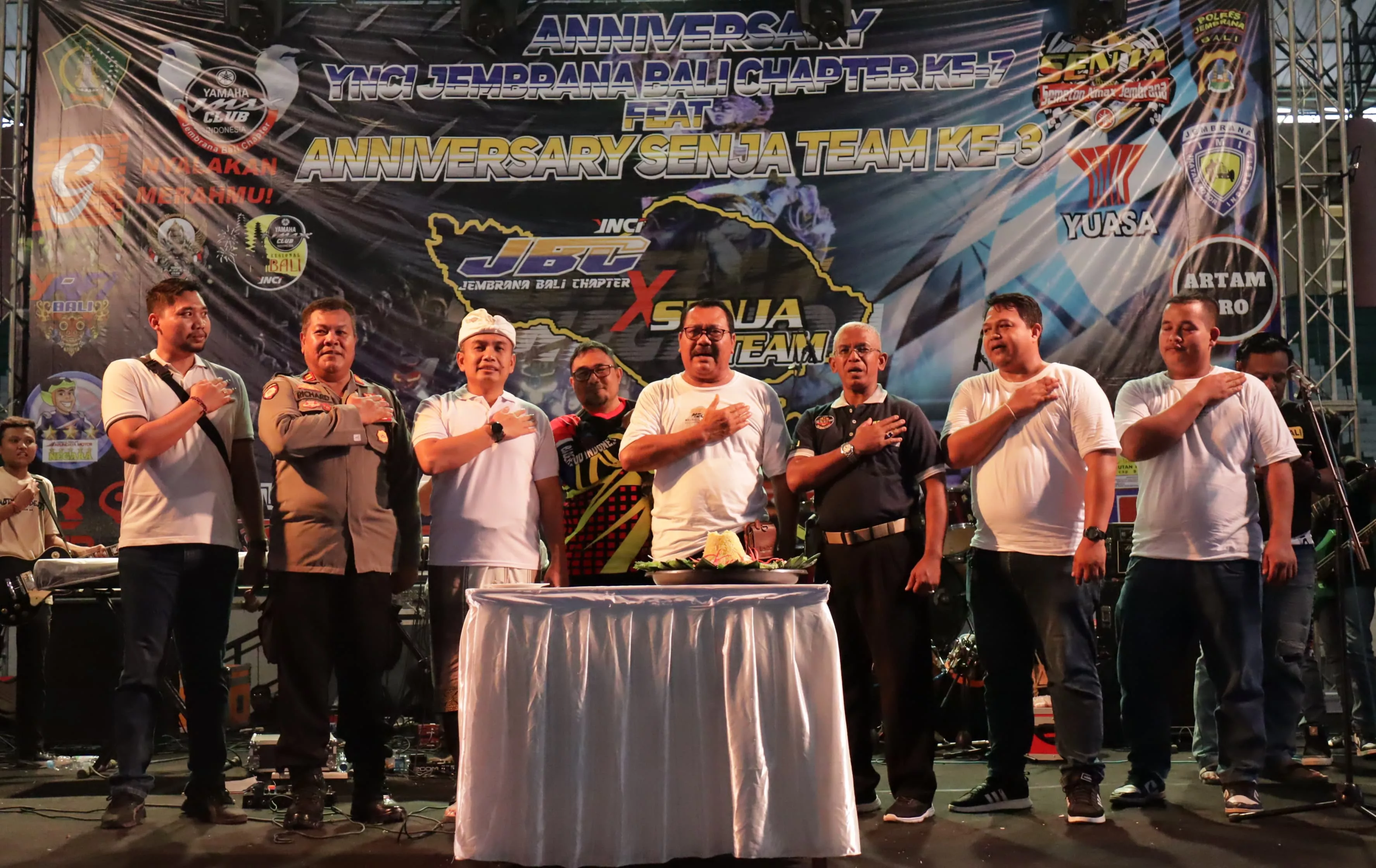 Wabup Ipat Ingatkan Komunitas Club Motor Edukasi Safety Reading