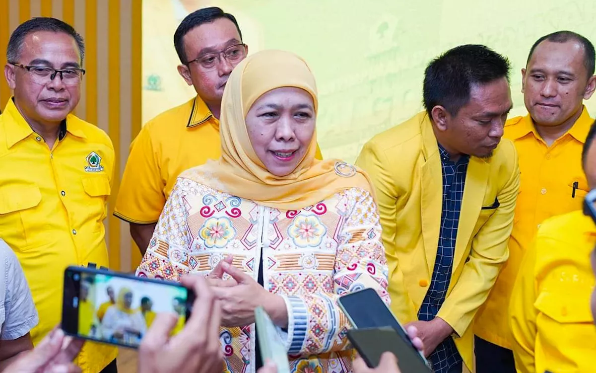 Khofifah Indar Parawansa Merapat ke Golkar Jatim, Siap Bersinergi Tanpa Mahar untuk Menangkan Pilgub