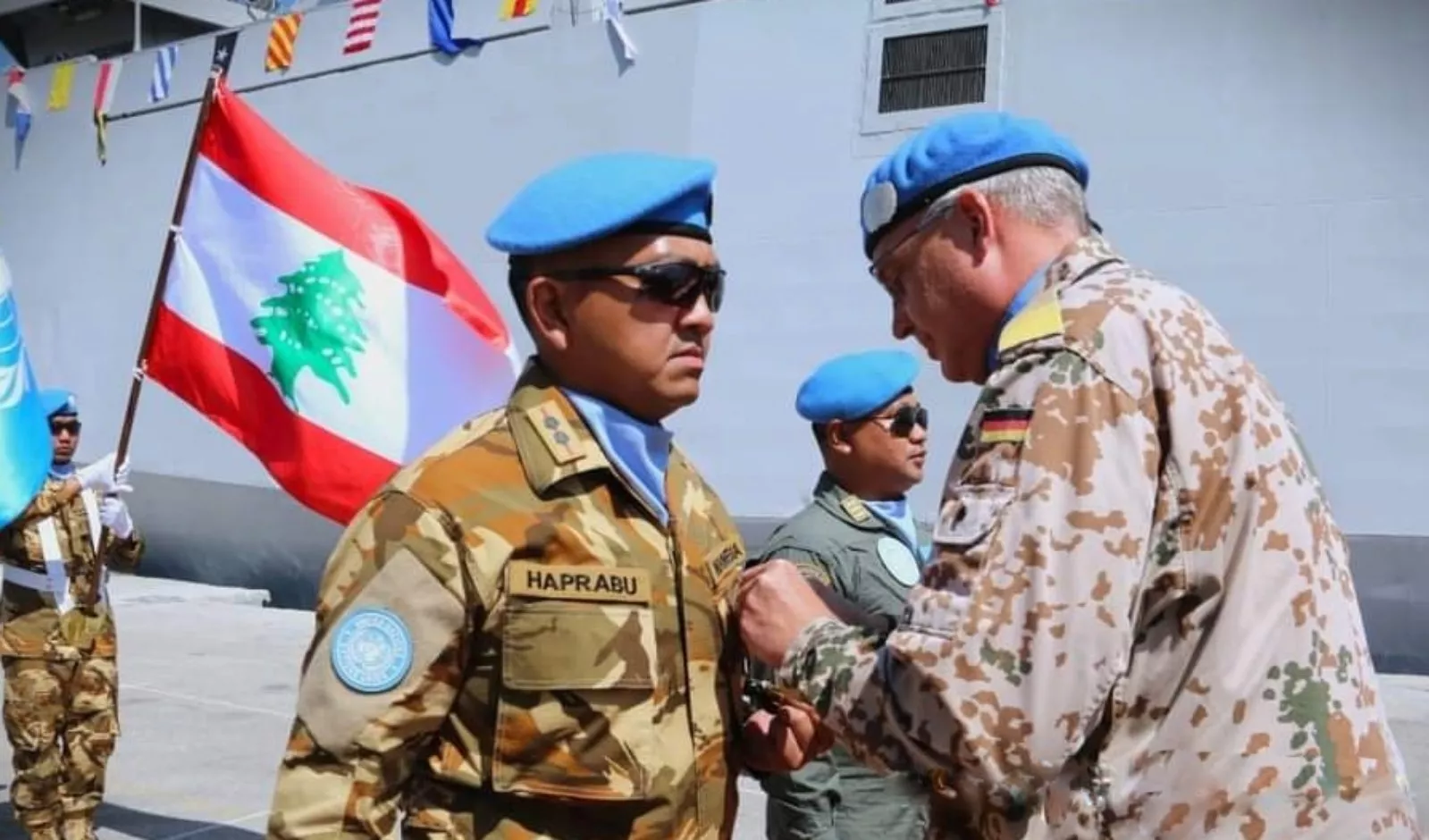 KRI Diponegoro-365 Raih Penghargaan Tertinggi "United Nations Medal" di Lebanon