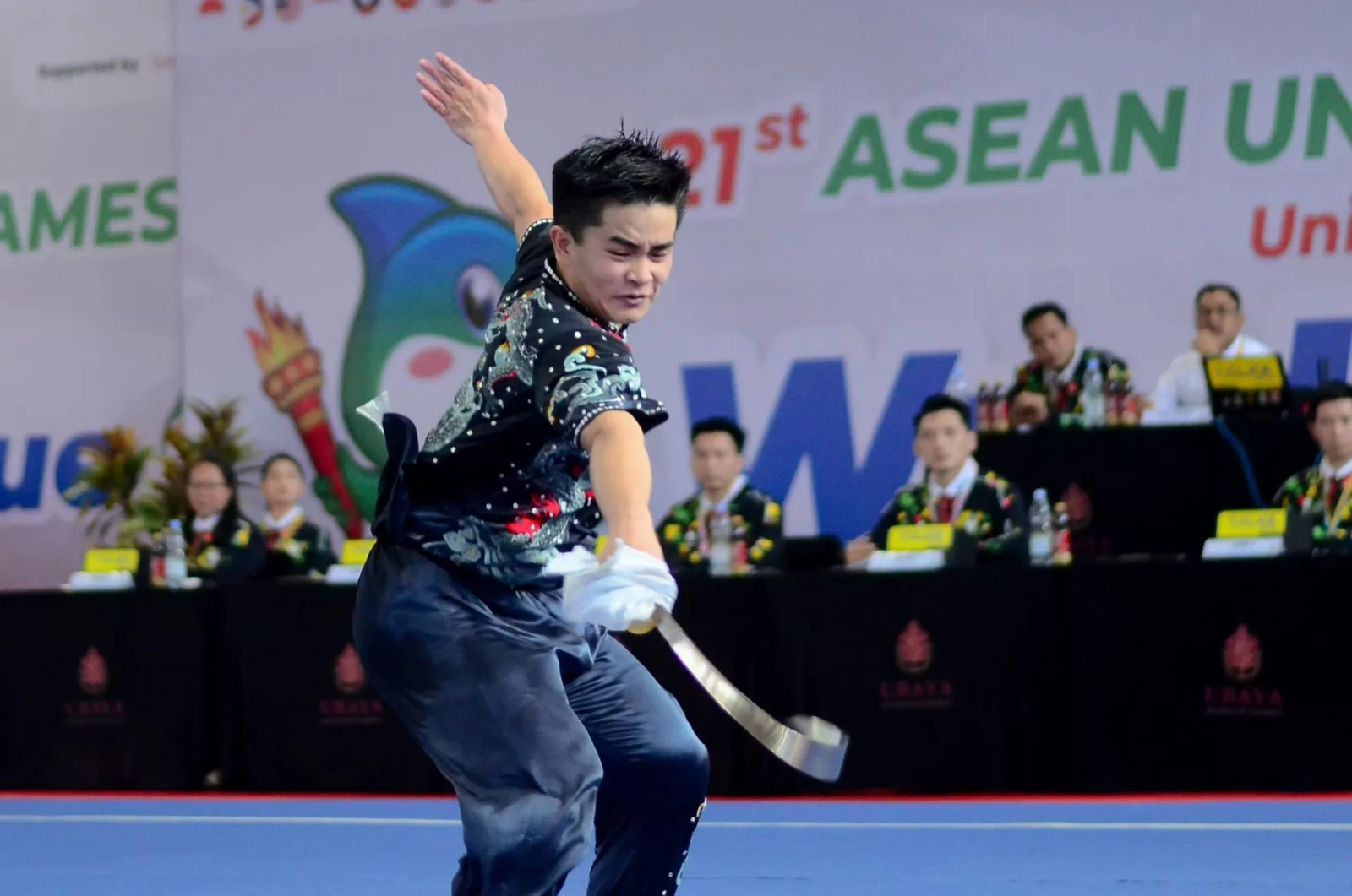 Mahasiswa Ubaya Raih 2 Emas dan 1 Perak di Cabor Wushu ASEAN University Games 2024