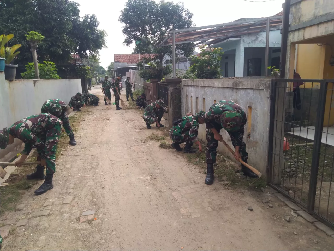 TMMD Kota Depok, Akan Cor Pemukiman Warga