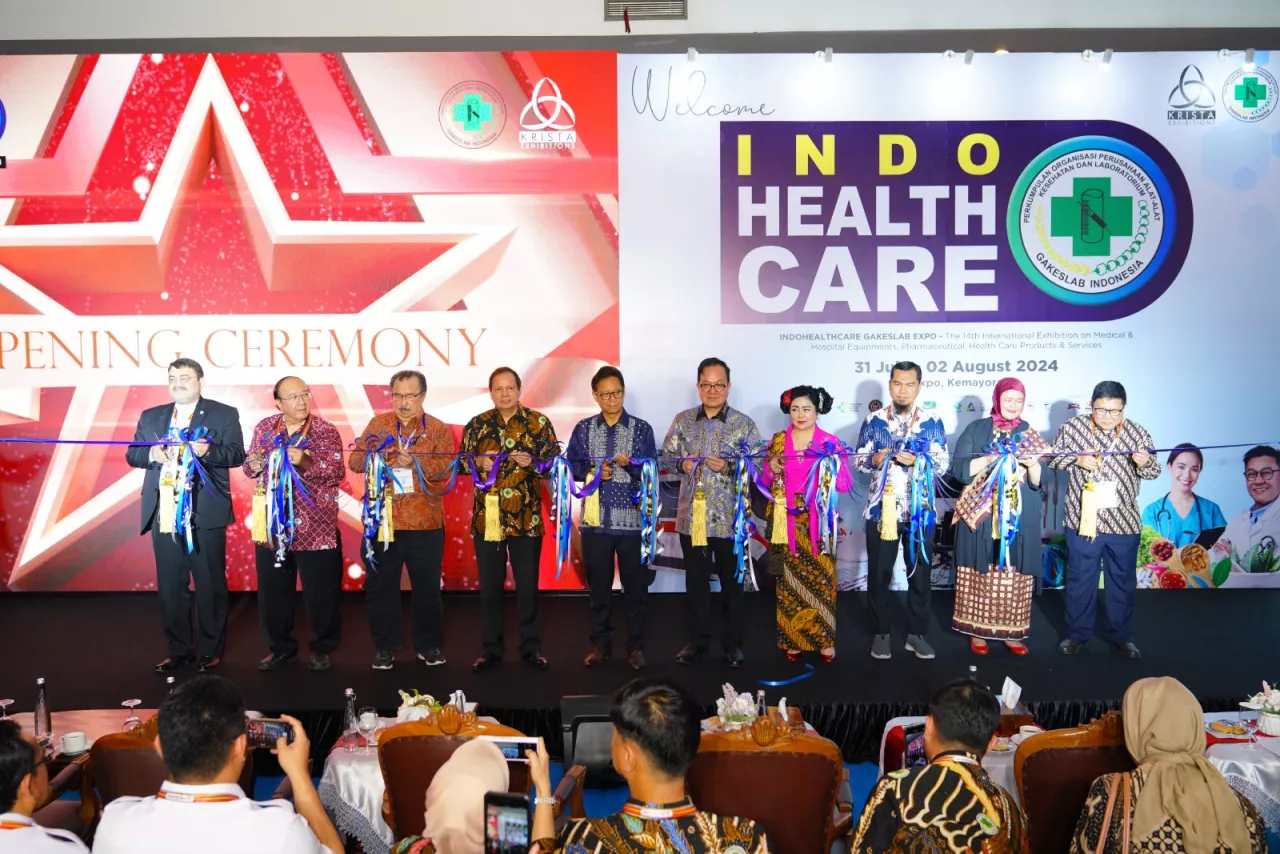 Indohealthcare Gakeslab Expo 2024 Resmi Dibuka Menkes