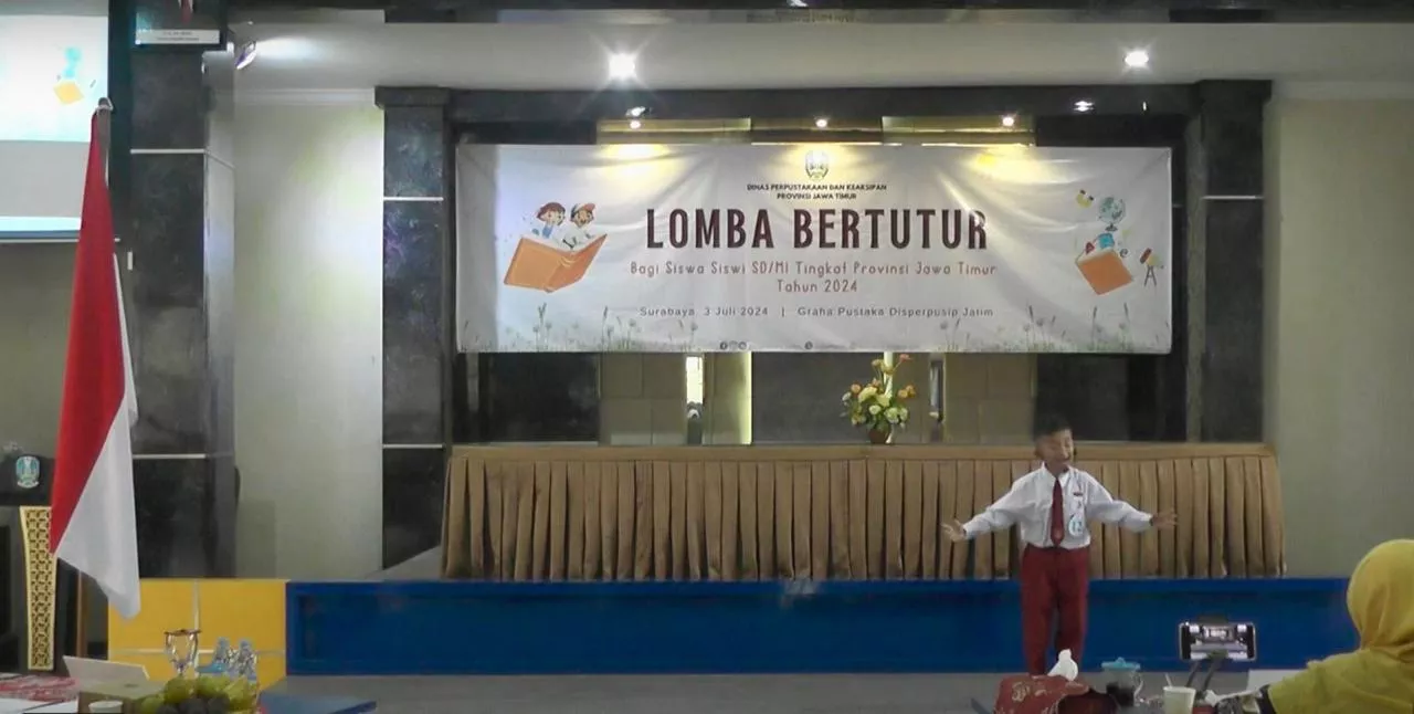 Bentuk Karakter Anak, Disperpusip Jatim Gelar Lomba Bertutur