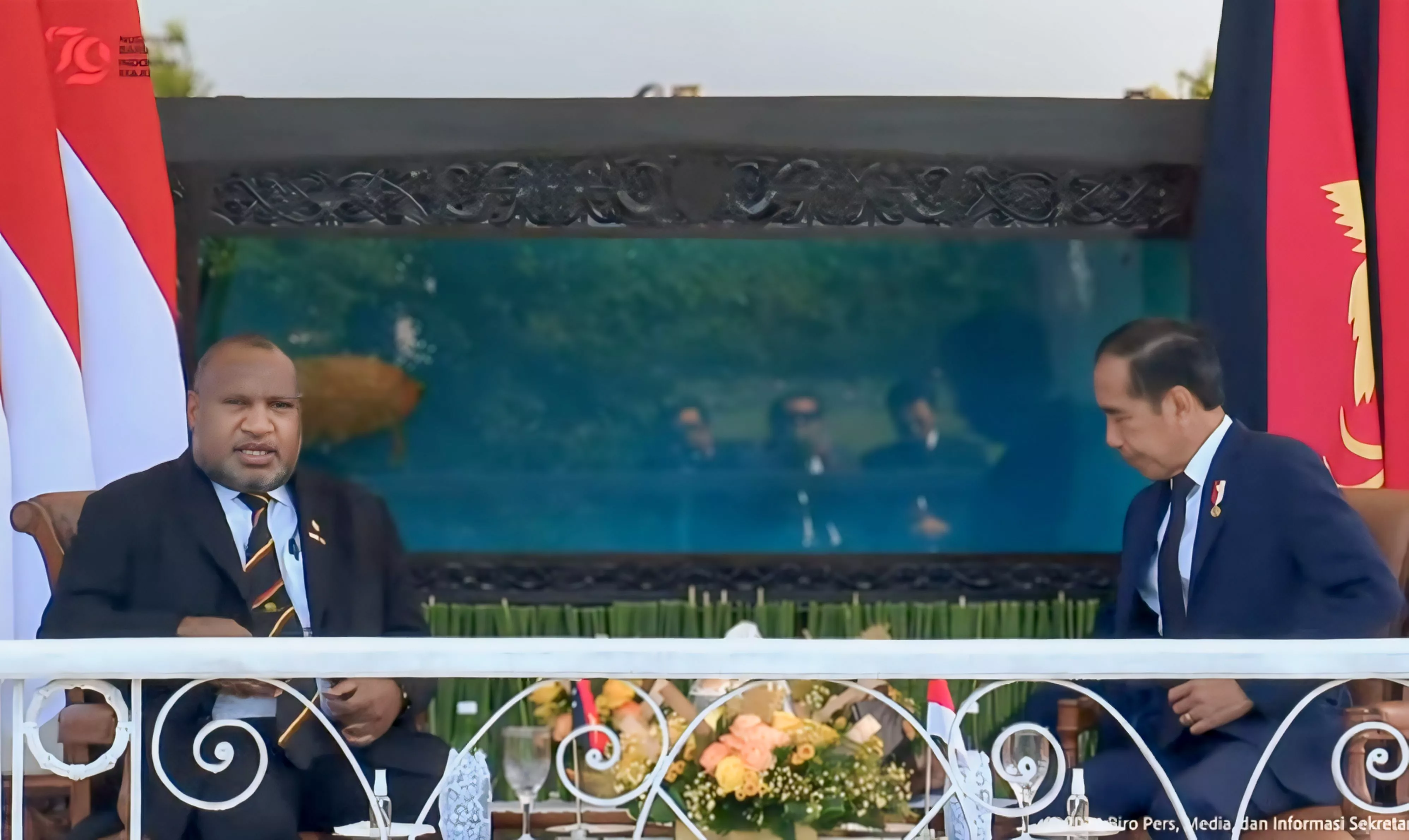 Jokowi Sambut Kedatangan PM Papua Nugini di Istana Bogor untuk Pertemuan Bilateral Kedua