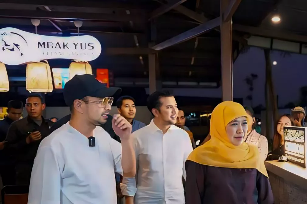 Khofifah dan Emil Temui Raffi Ahmad di Rans Nusantara Hebat, Bahas Rencana Wisata Kuliner di Jatim